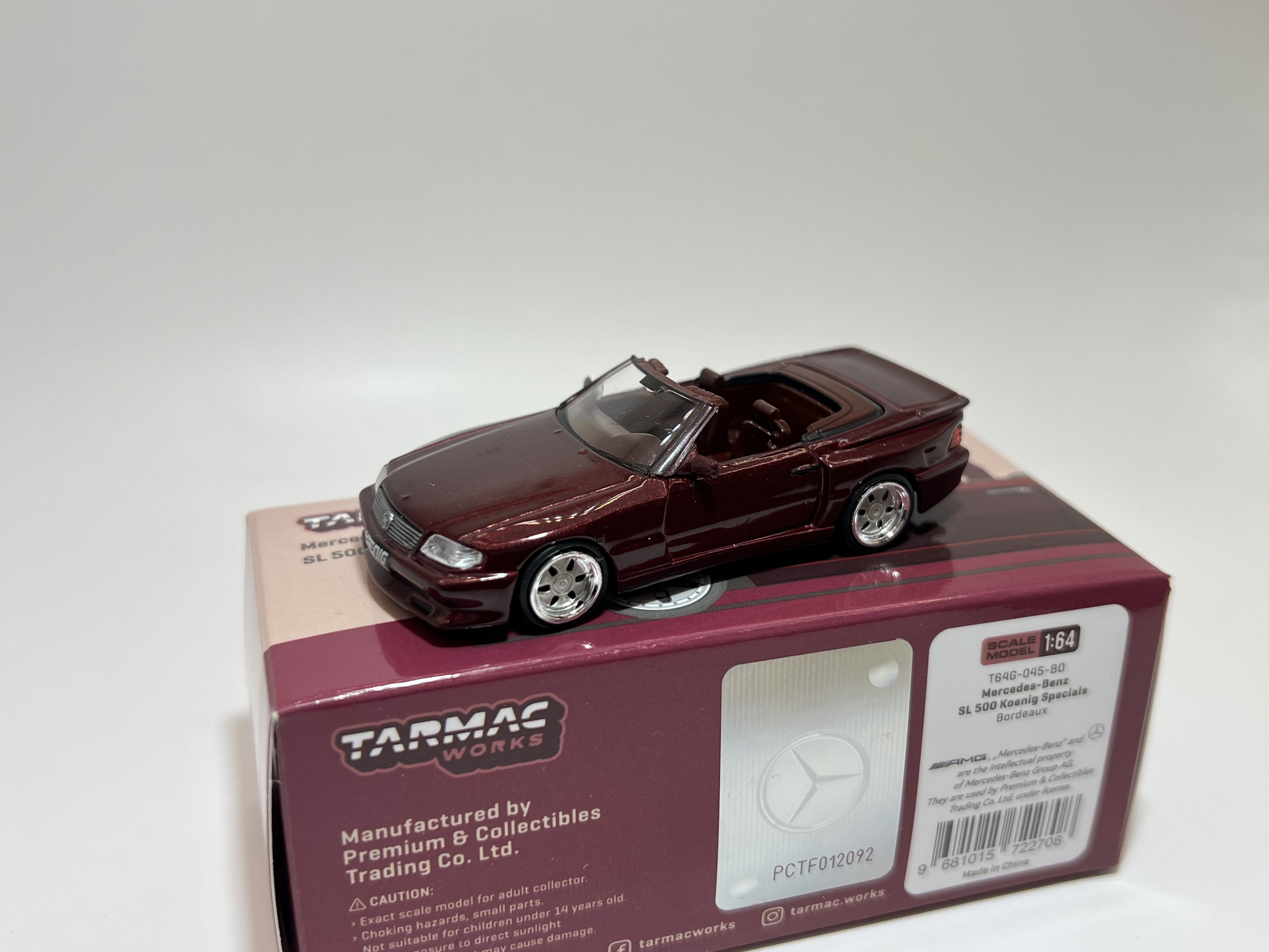 Tarmac Works - Mercedes-Benz SL500 Koenig Specials Bordeaux