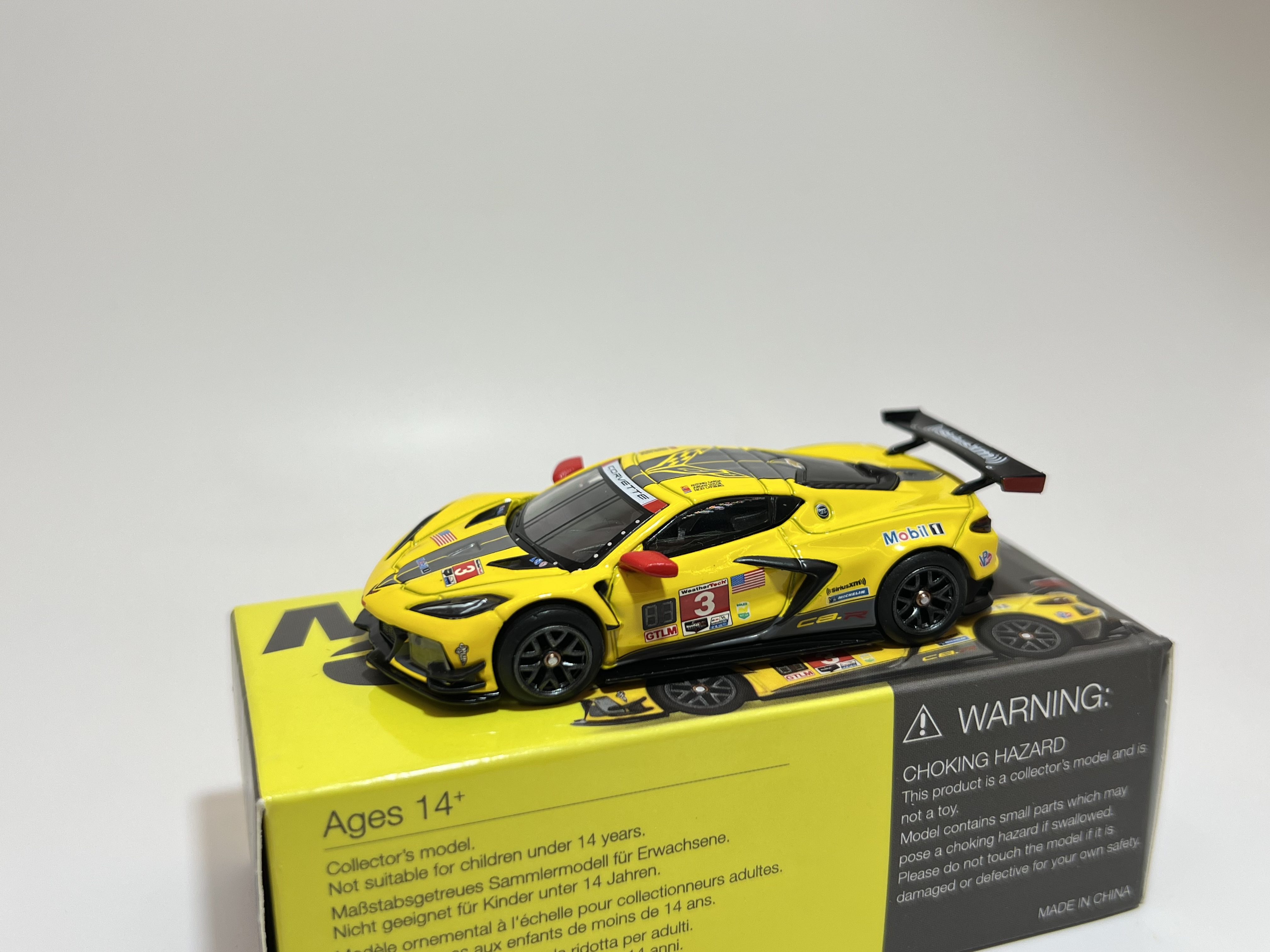 Mini GT 253 - Chevrolet Corvette C8.R #3 Corvette Racing 2020 IMSA 24 Hrs of Daytona Yellow