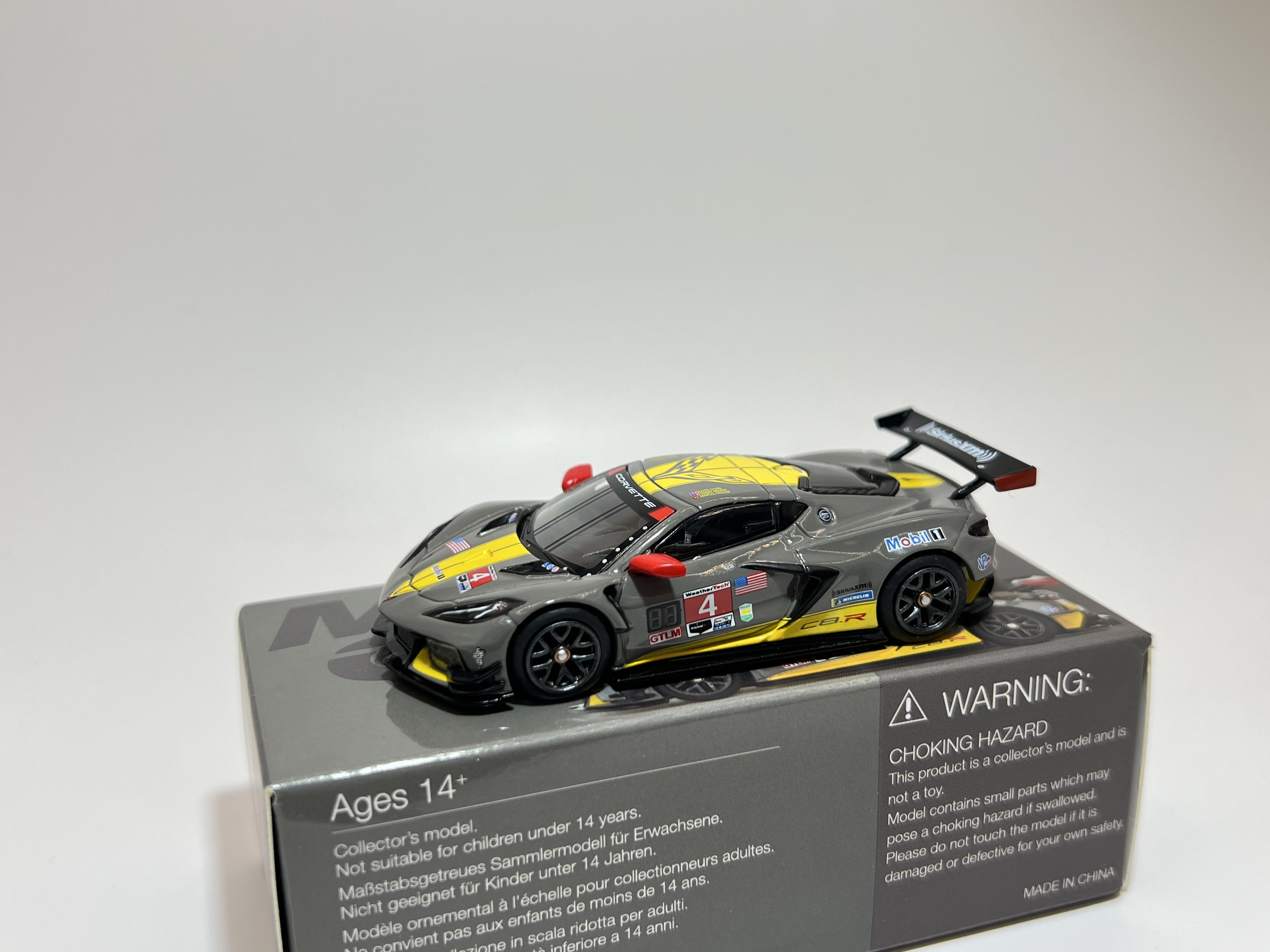 Mini GT 254 - Chevrolet Corvette C8.R #4 Corvette Racing 2020 IMSA 24 Hrs of Daytona Grey