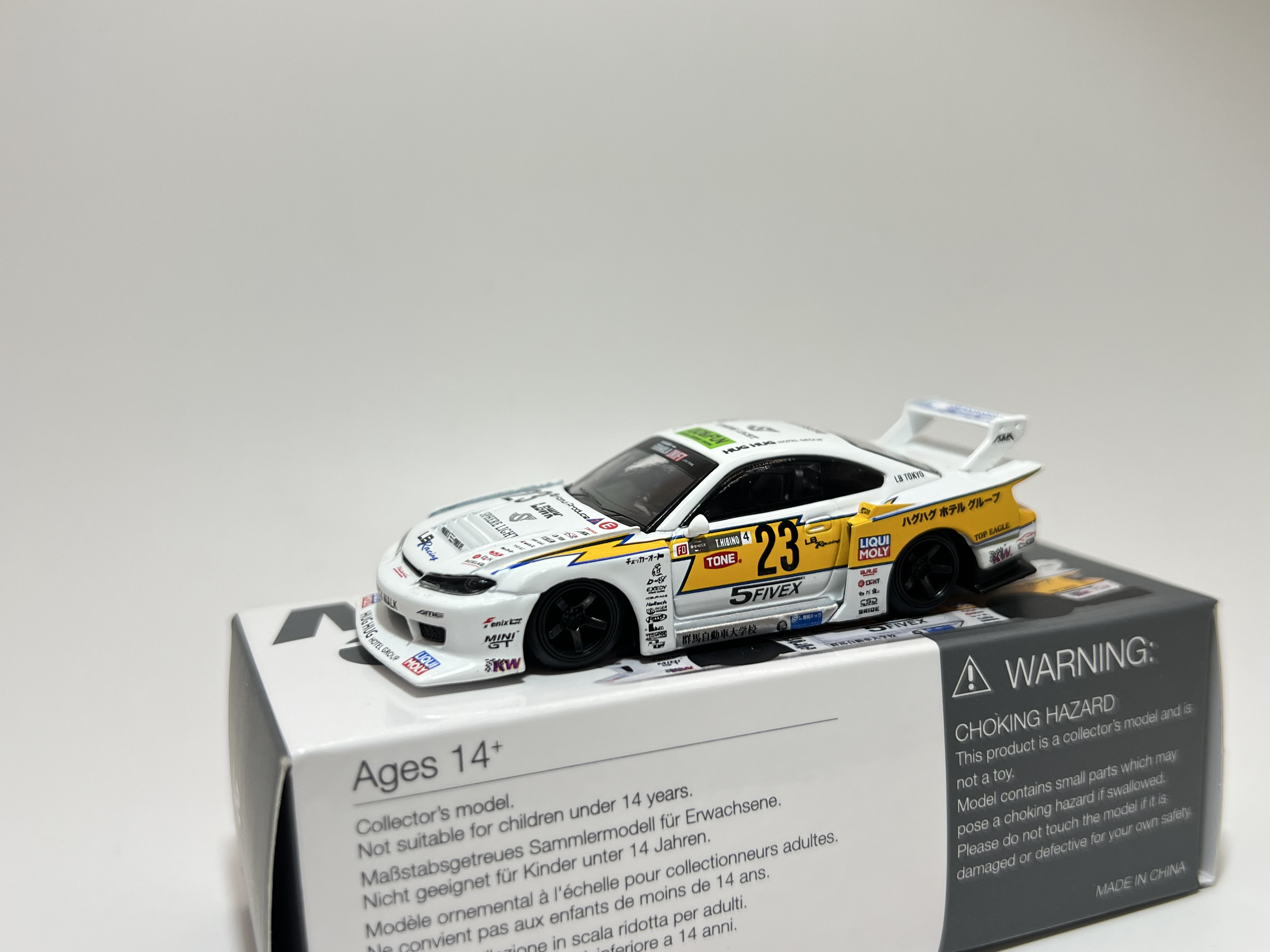 Mini GT 434 - LB-Super Silhouette Nissan S15 Silvia #23 LBWK 2021 Formula Drift Japan