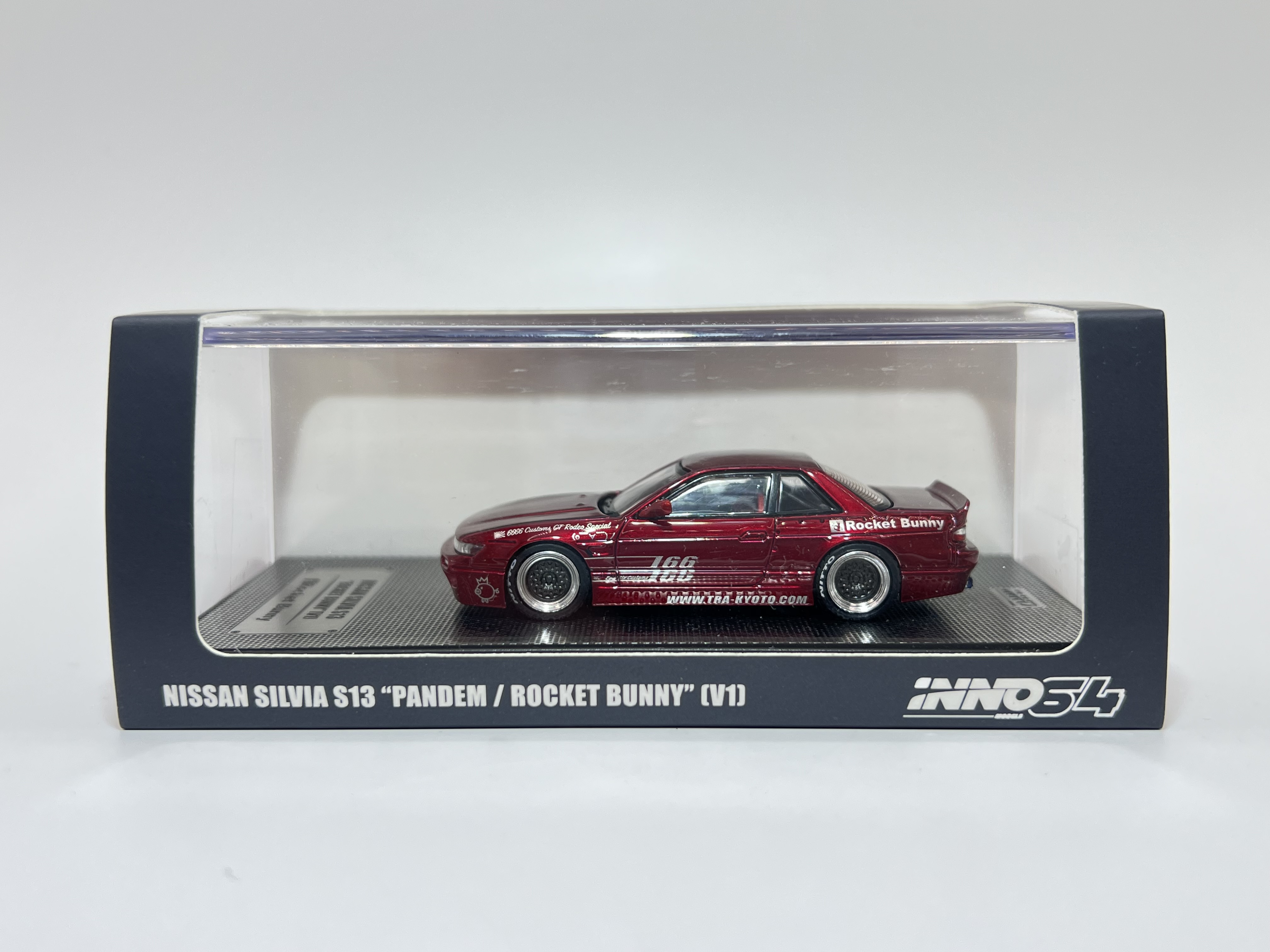 Inno64 - Nissan Silvia S13 V1 "Pandem / Rocket Bunny" Red Metallic