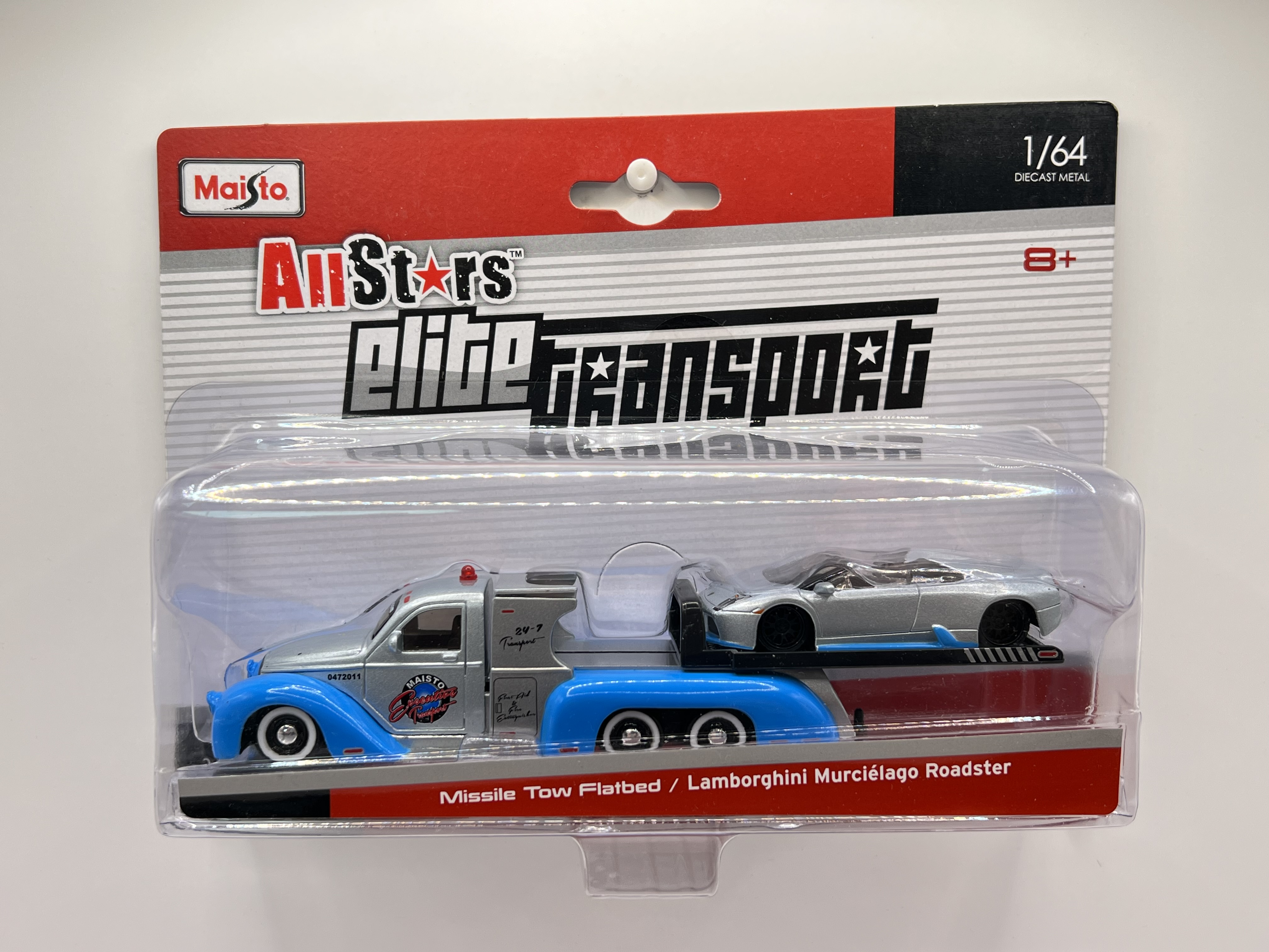 Maisto - Elite Transport Missile Tow Flatbed / Lamborghini Murcielago Roadster