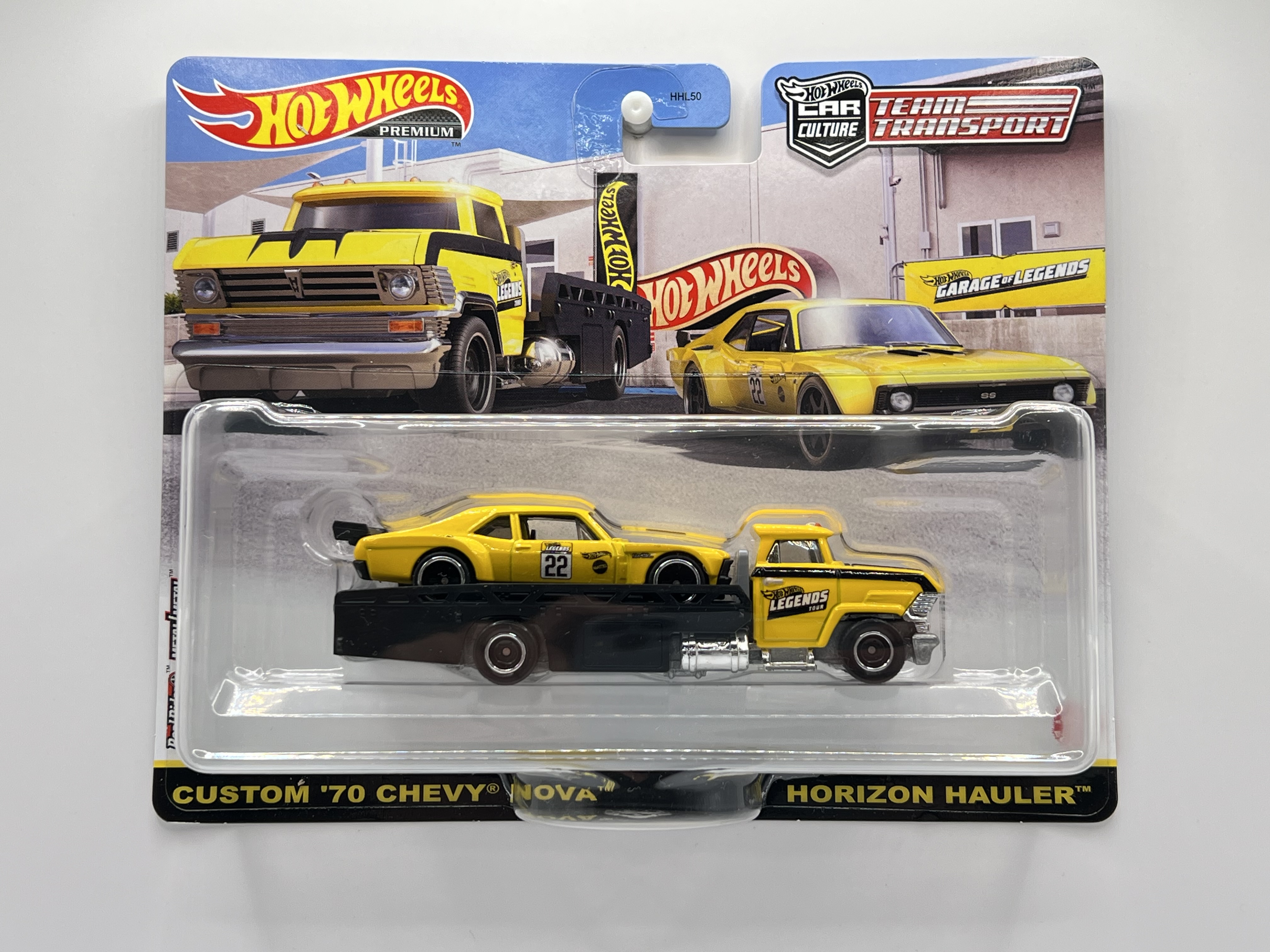 Hot Wheels Premium Team Transport Custom '70 Chevy Nova