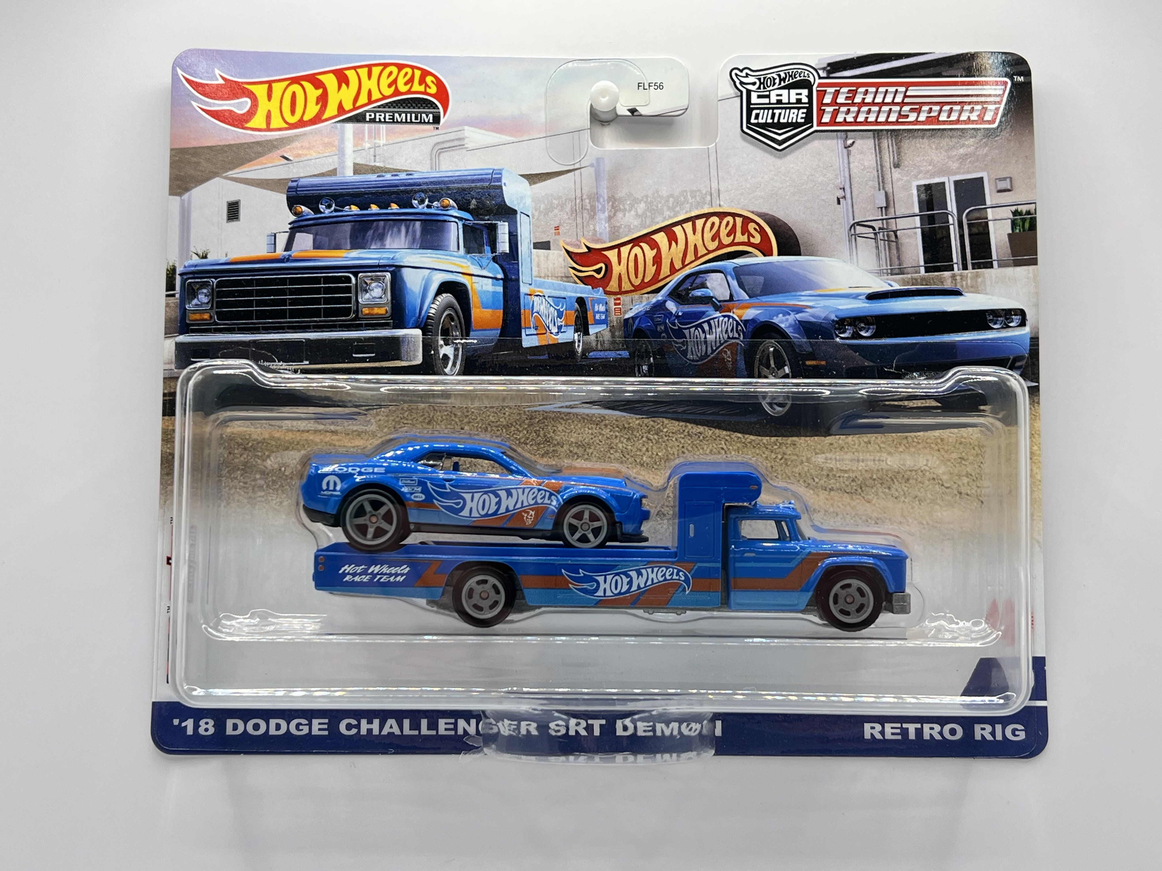 Hot Wheels Premium Team Transport #30 '18 Dodge Challenger SRT Demon -VADA !