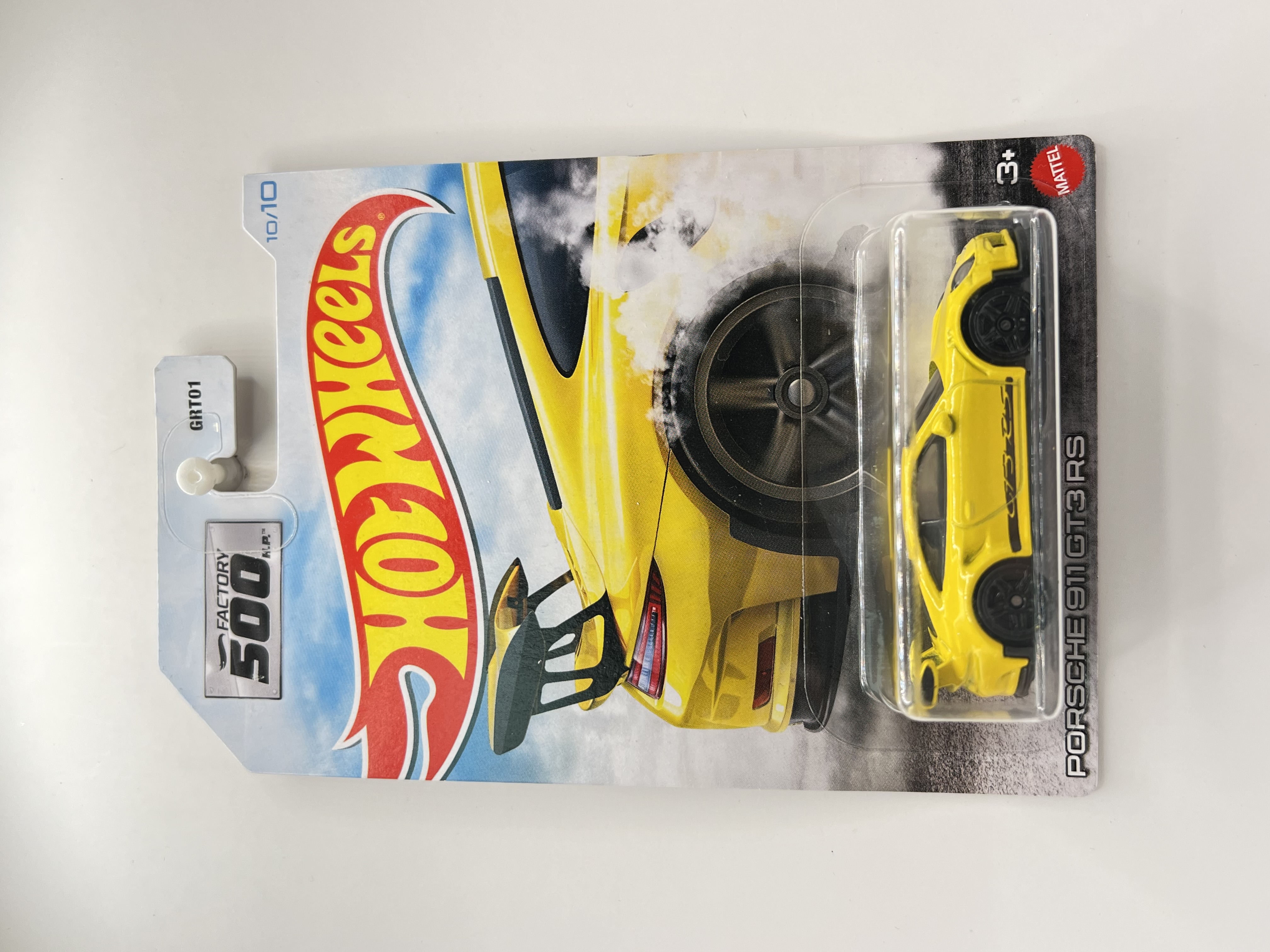 Hot Wheels Porsche 911 GT3 RS 500HP Factory - ZMÁČKLÝ BLISTR