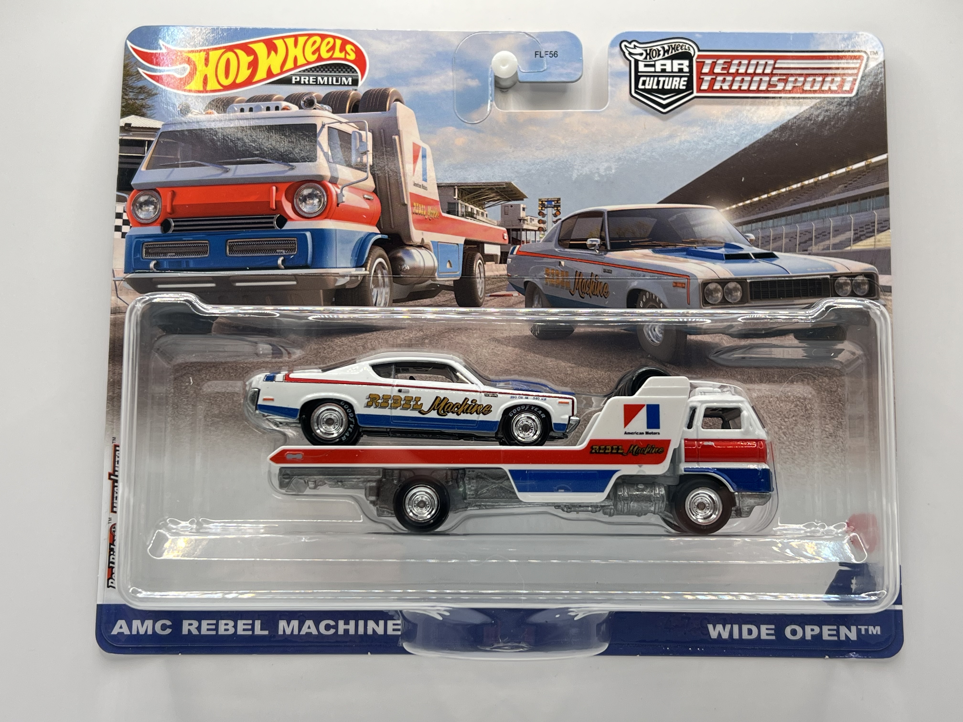 Hot Wheels Premium Team Transport #43 AMC Rebel Machine