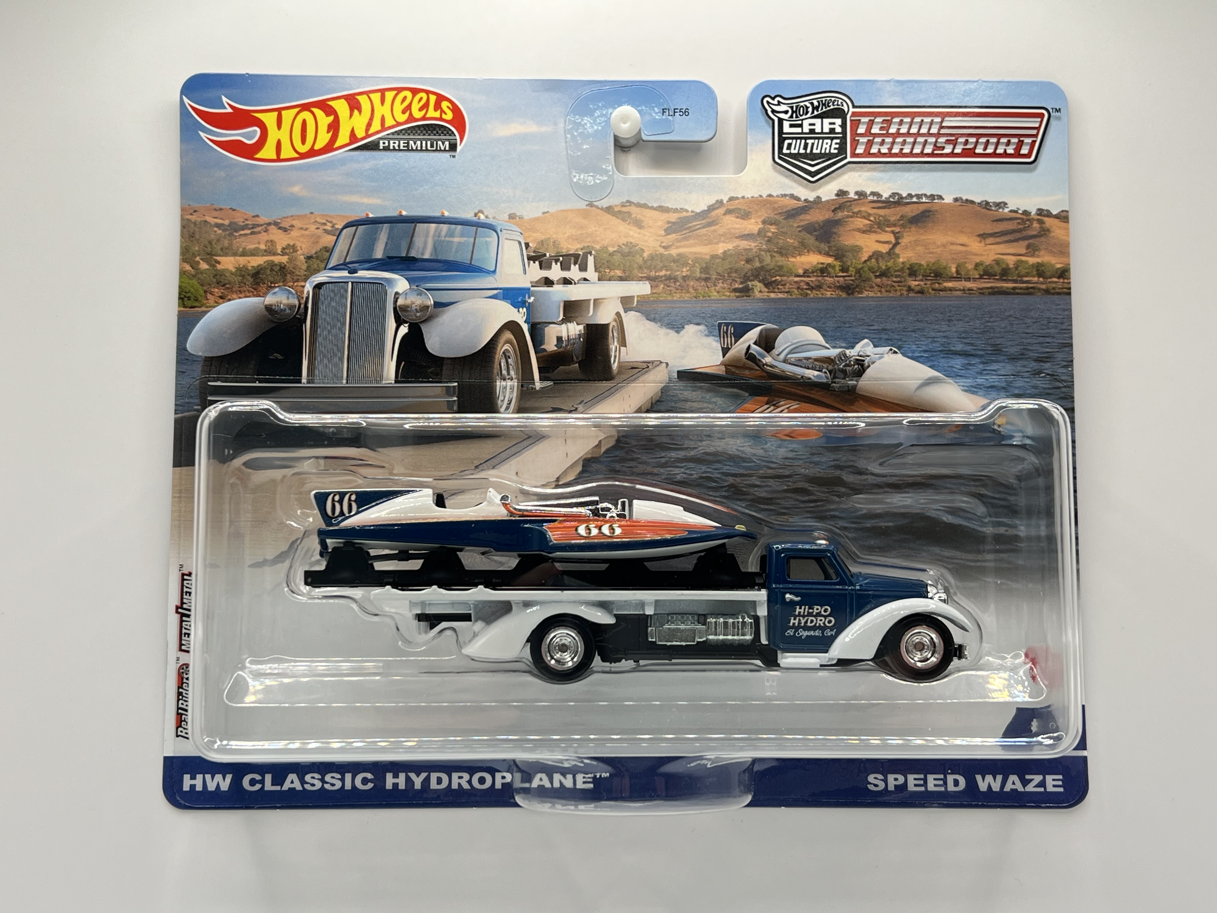Hot Wheels Premium Team Transport #49 HW Classic Hydroplane