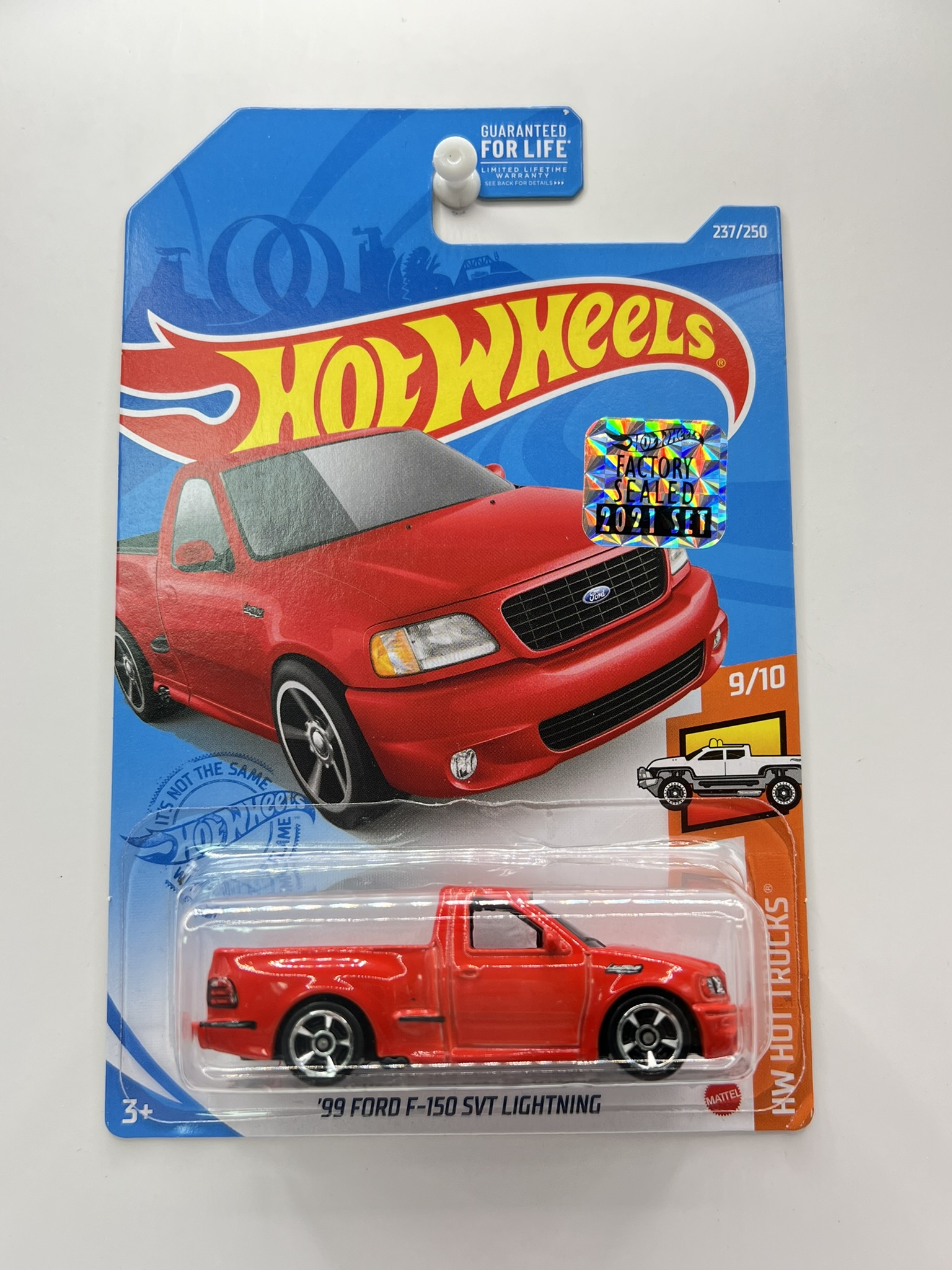 Hot Wheels ´99 Ford F-150 SVT Lightning FACTORY SEALED 2021