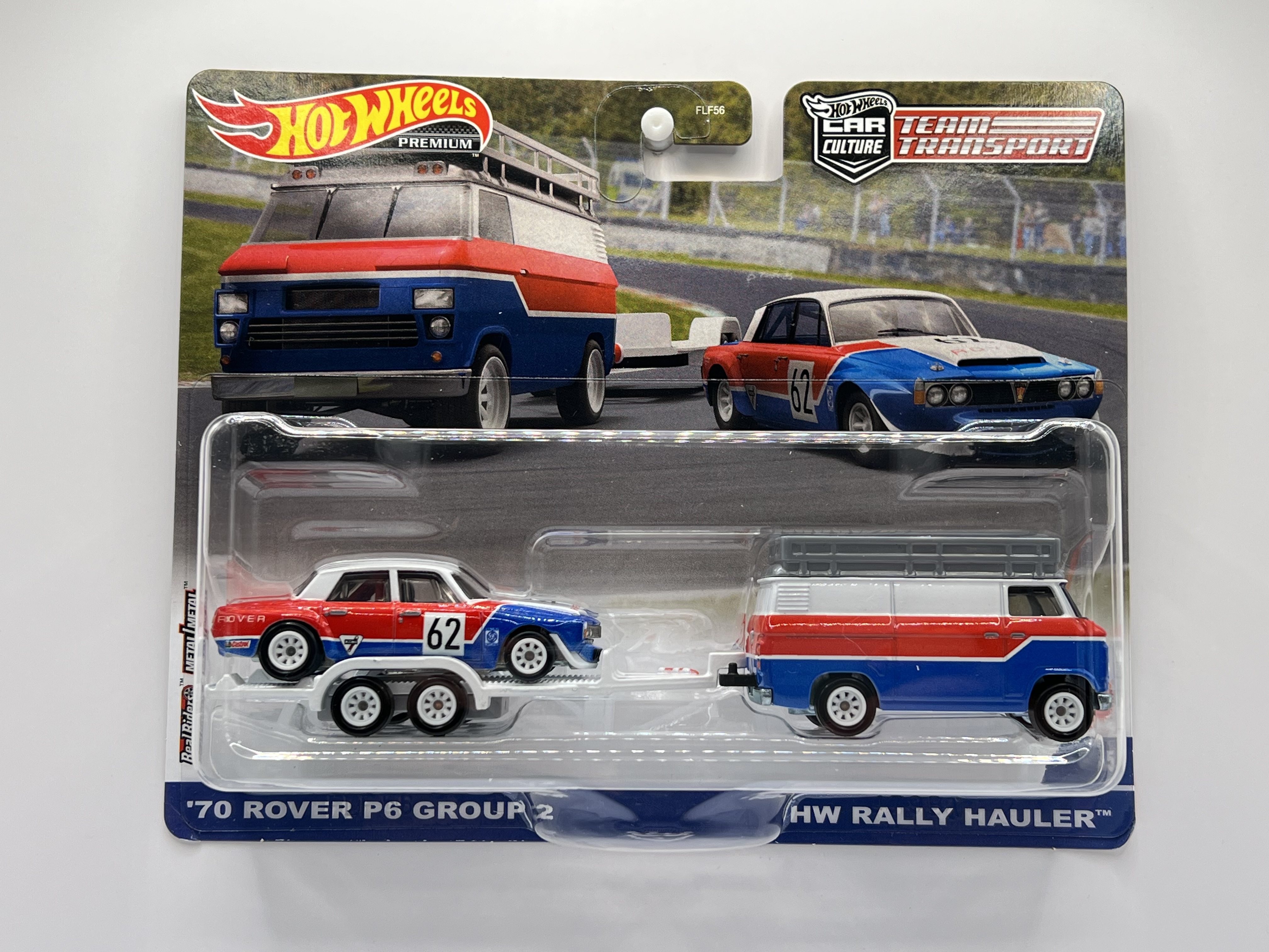 Hot Wheels Premium Team Transport #55 '70 Rover P6 Group 2