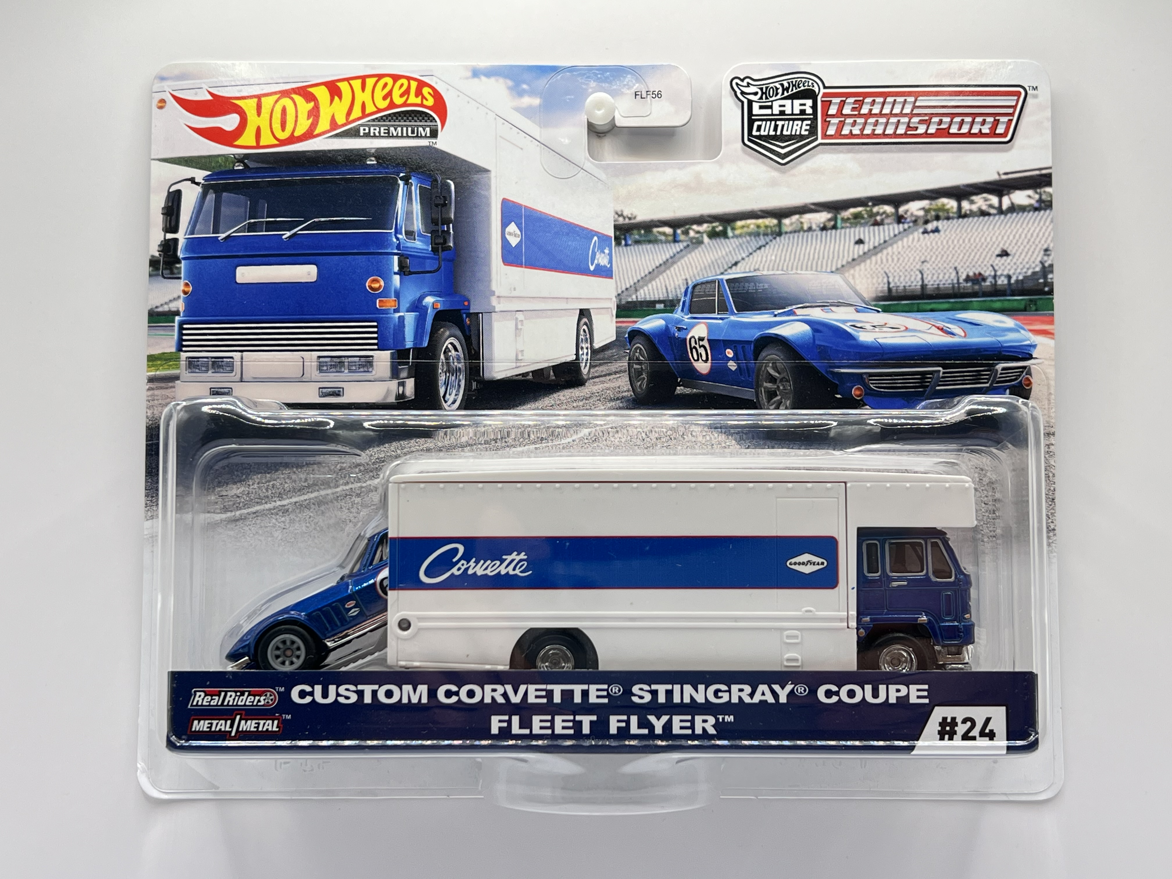 Hot Wheels Premium Team Transport #24 Custom Corvette Stingray Coupe