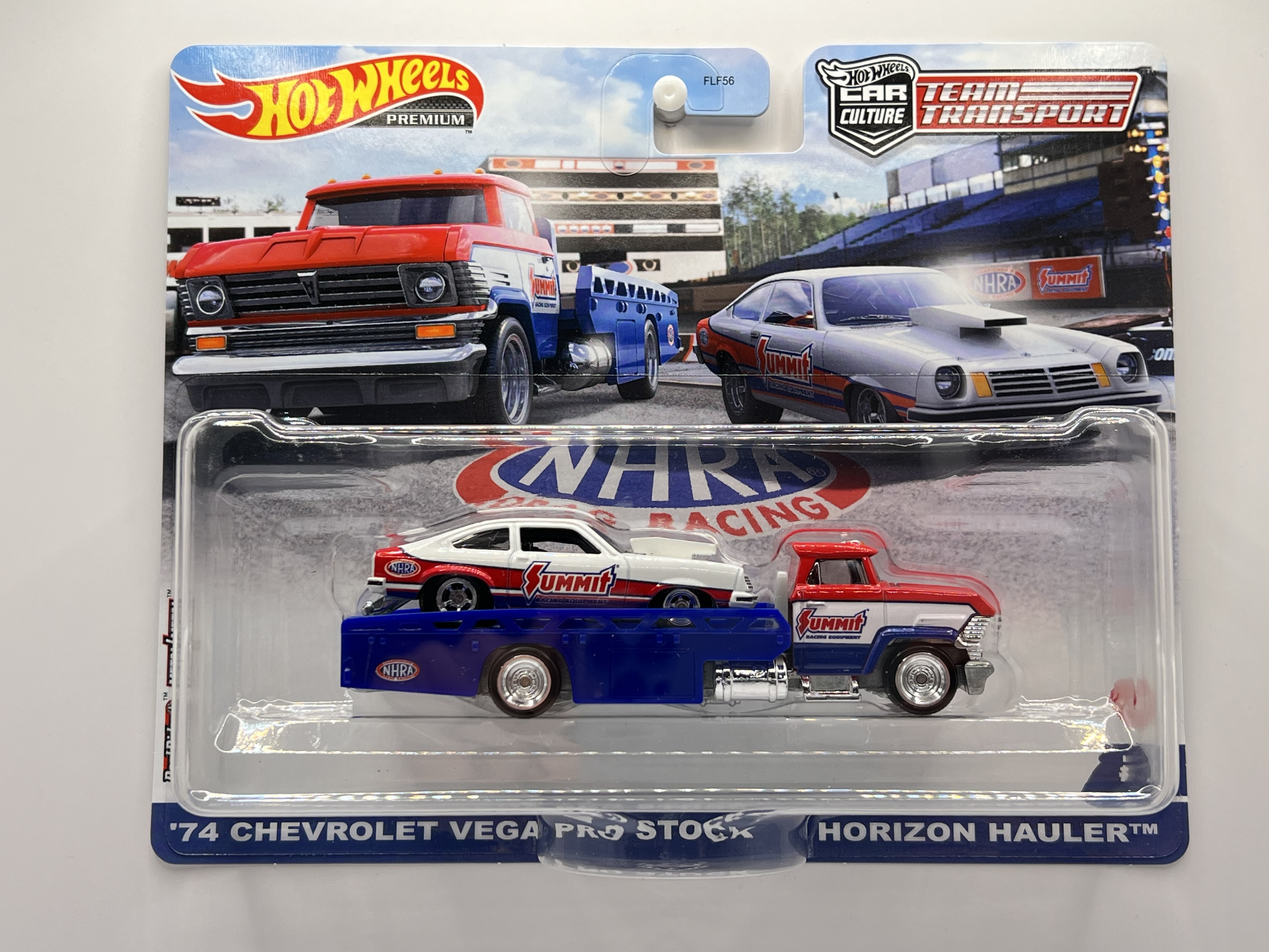 Hot Wheels Premium Team Transport #34 '74 Chevrolet Vega Pro Stock