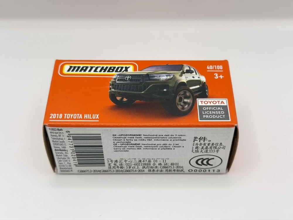 MATCHBOX - 2018 Toyota Hilux