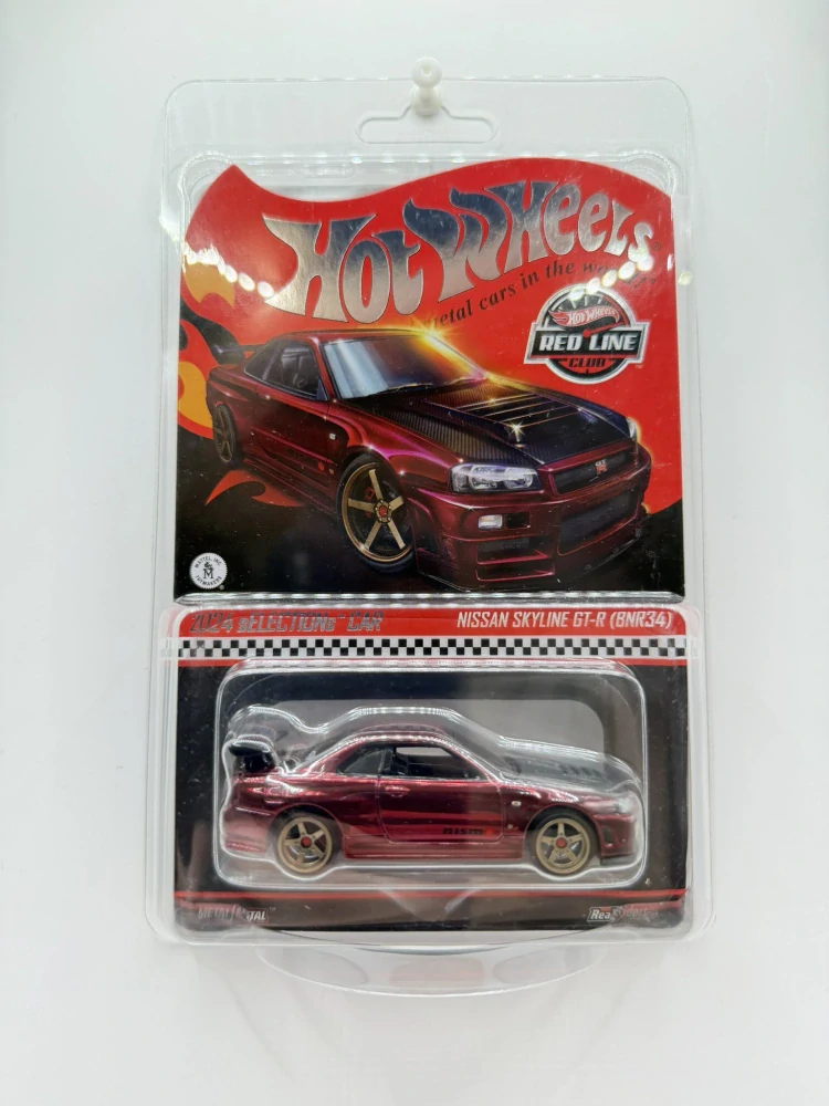 Hot Wheels RLC Nissan Skyline GT-R R34 Red