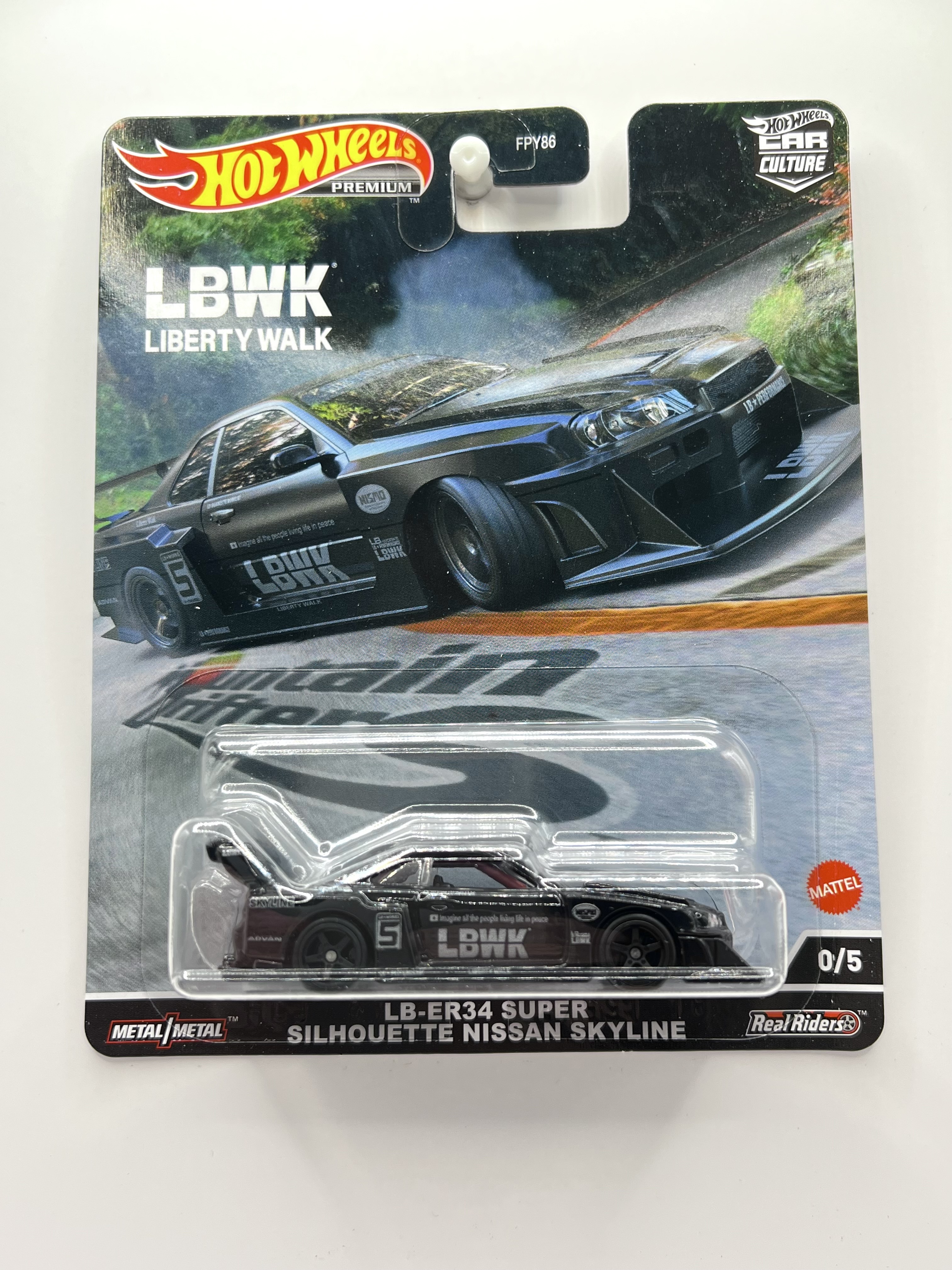Hot Wheels Premium LB-ER34 Super Silhouette Nissan Skyline LBWK 0/5 CHASE