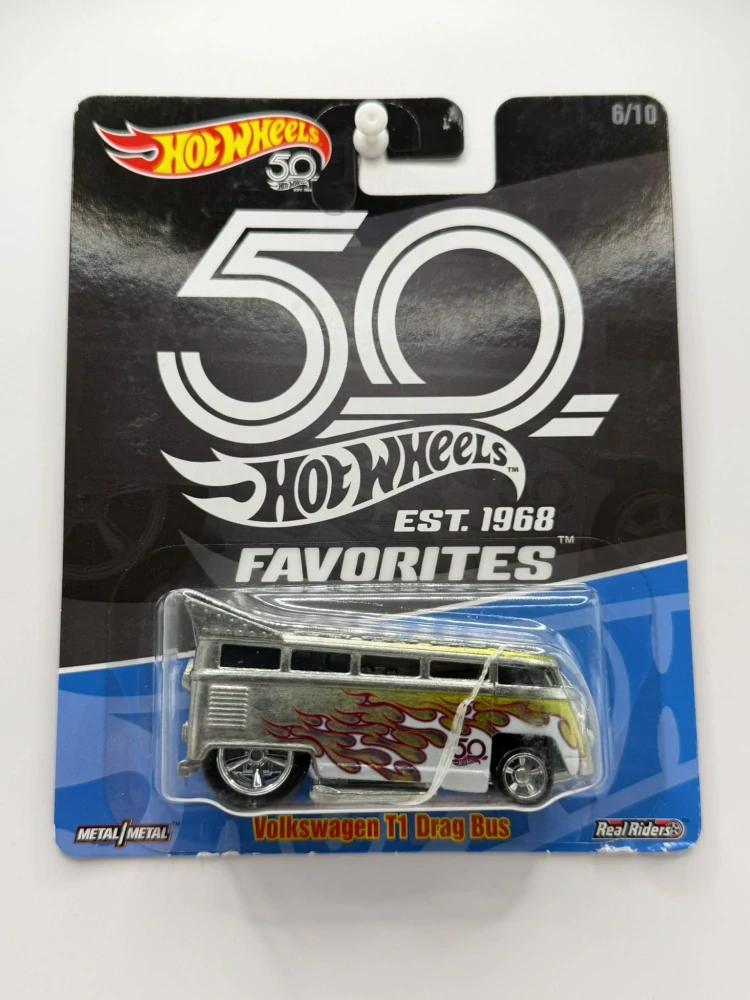 Hot Wheels Premium Volkswagen T1 Drag Bus 50th Favorites 6/10 - VADA
