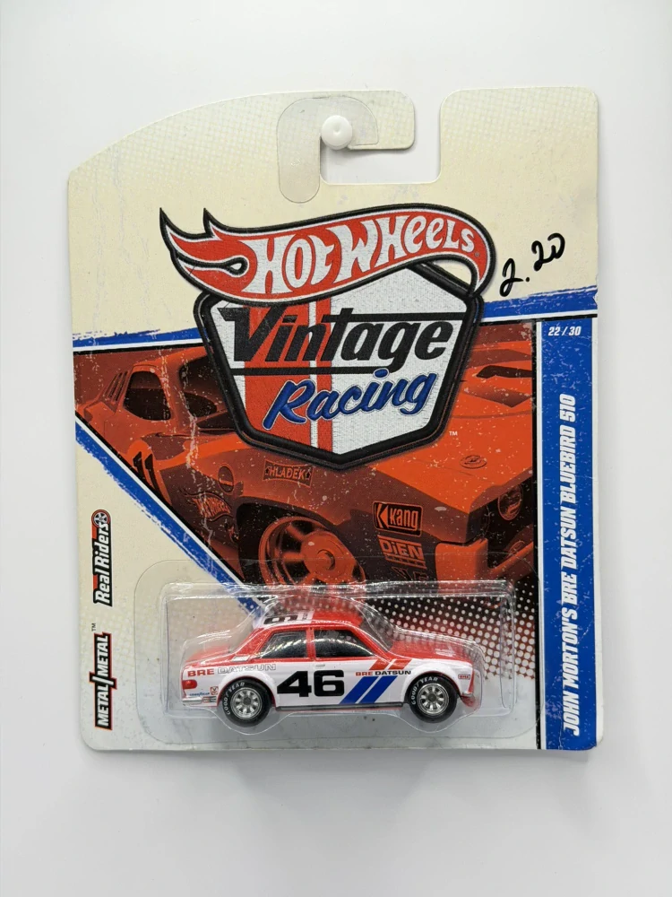 Hot Wheels Real Riders John Morton´s BRE Datsun Bluebird 510 Vintage Racing 22/30 - VADA
