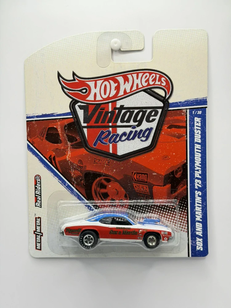 Hot Wheels Real Riders Sox And Martin´s ´73 Plymouth Duster Vintage Racing 1/30 - VADA