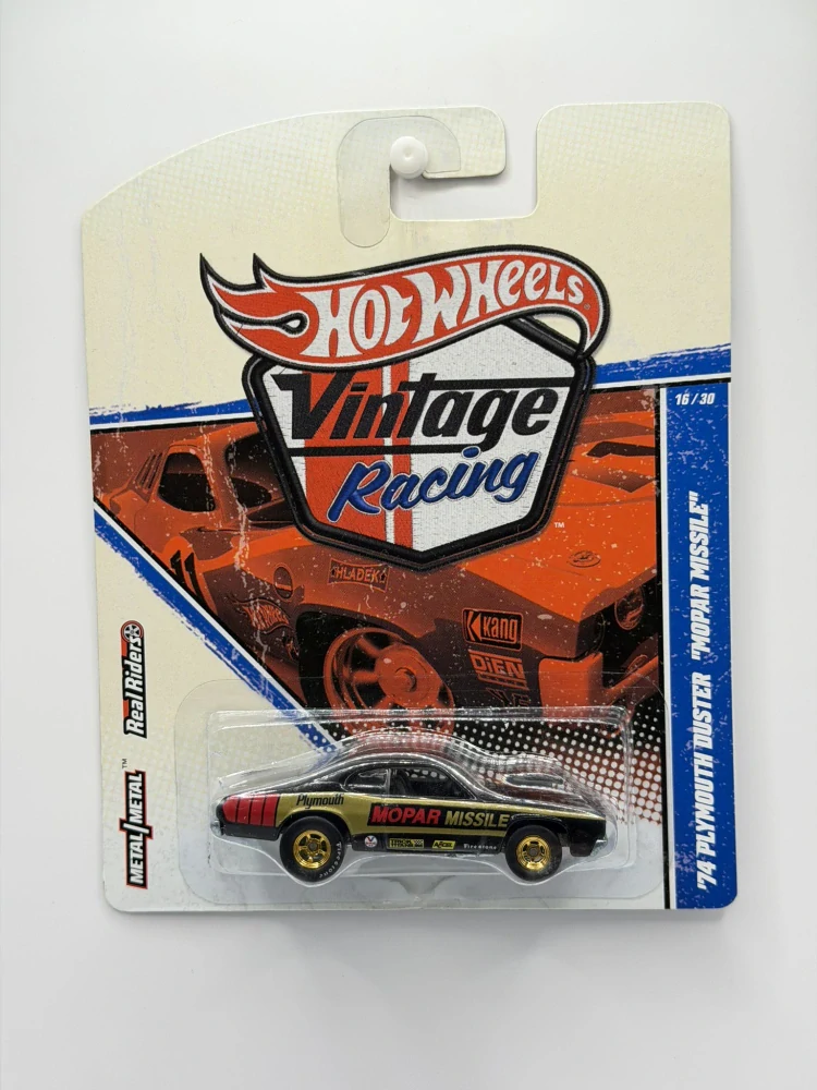 Hot Wheels Real Riders ´74 Plymouth Duster "Mopar Missile" Vintage Racing 16/30