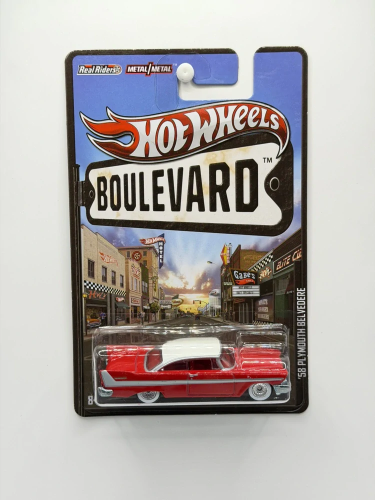 Hot Wheels Boulevard Real Riders ´58 Plymouth Belvedere