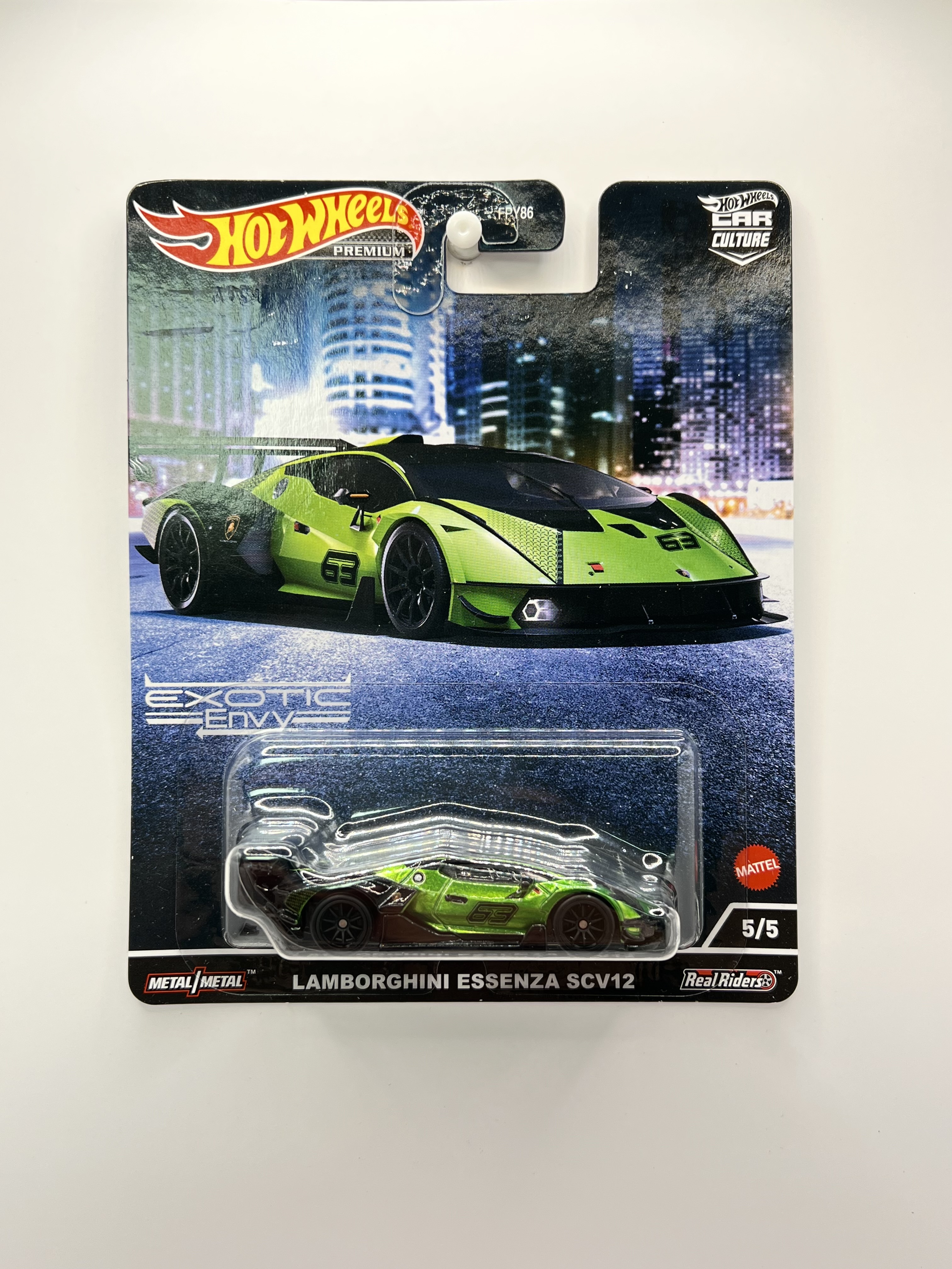 Hot Wheels Premium Lamborghini Essenza SCV12 Exotic Envy 5/5