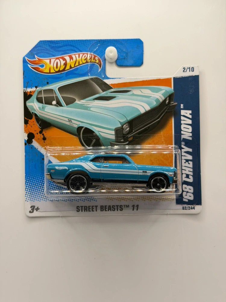 Hot Wheels ´68 Chevy Nova Blue