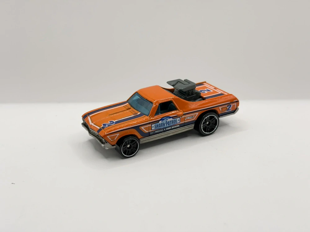 Hot Wheels '68 El Camino Orange - LOOSE