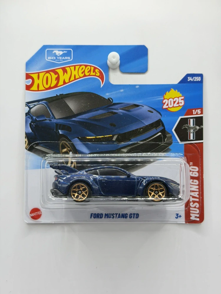 Hot Wheels Ford Mustang GTD Blue