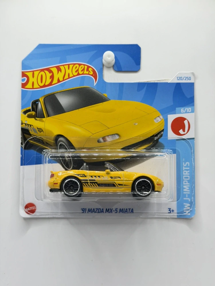 Hot Wheels ´91 Mazda MX-5 Miata Yellow