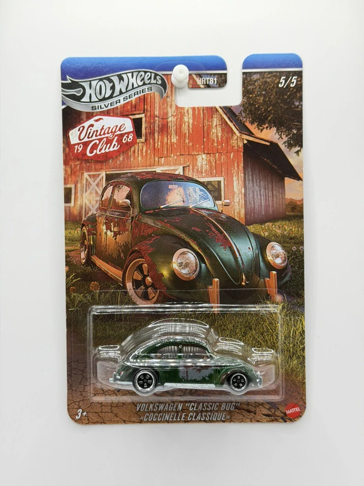 Hot Wheels Volkswagen "Classic Bug" Coccinelle Classique Vintage Club 1968 5/5