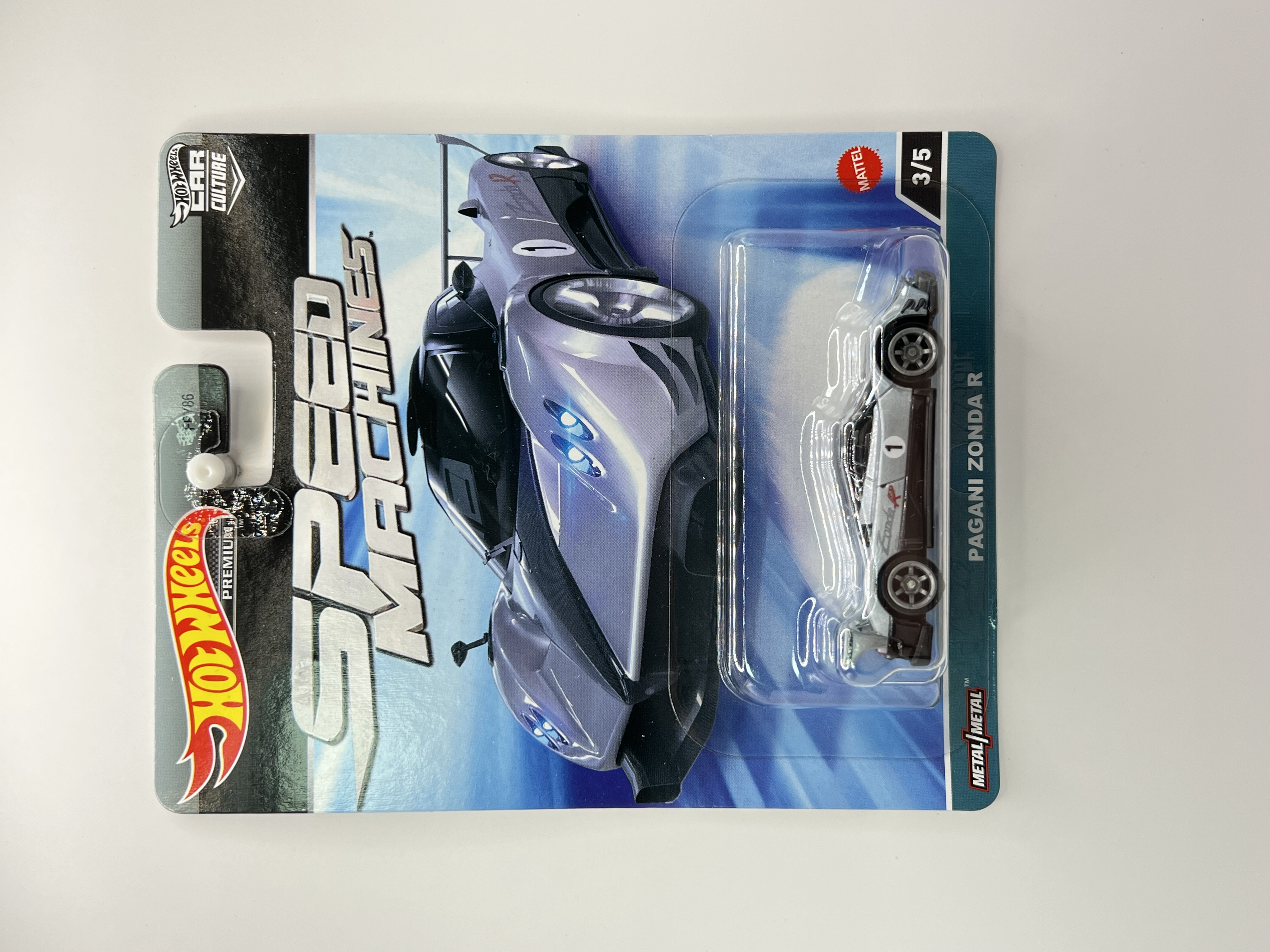 Hot Wheels Premium Pagani Zonda R Speed Machines 3/5