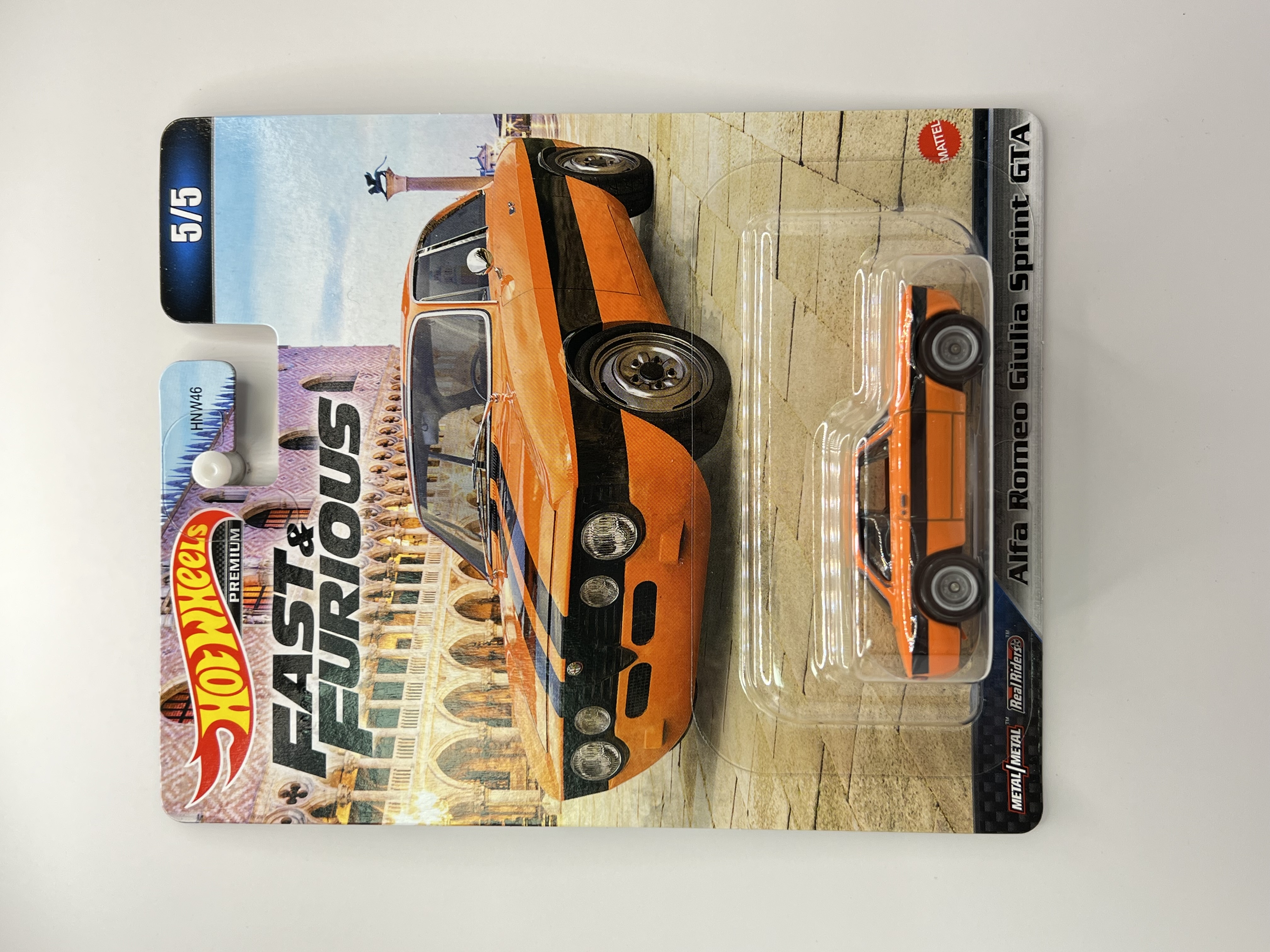 Hot Wheels Premium Alfa Romeo Giulia Sprint GTA Fast & Furious 5/5
