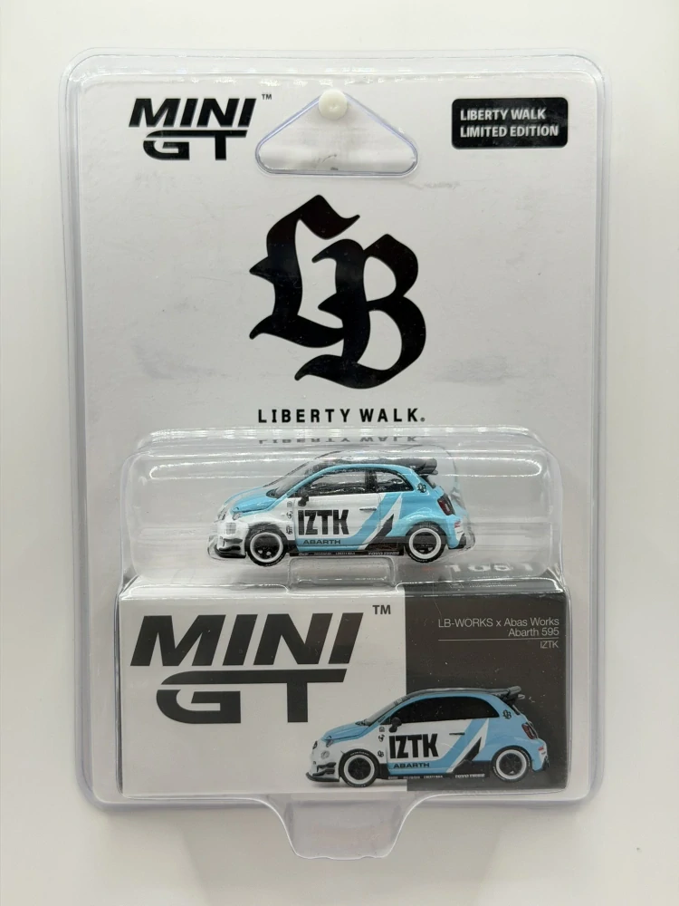 Mini GT 1051 - LB Works x Abas Works Abarth 595 LBWK Store Exclusive Blister