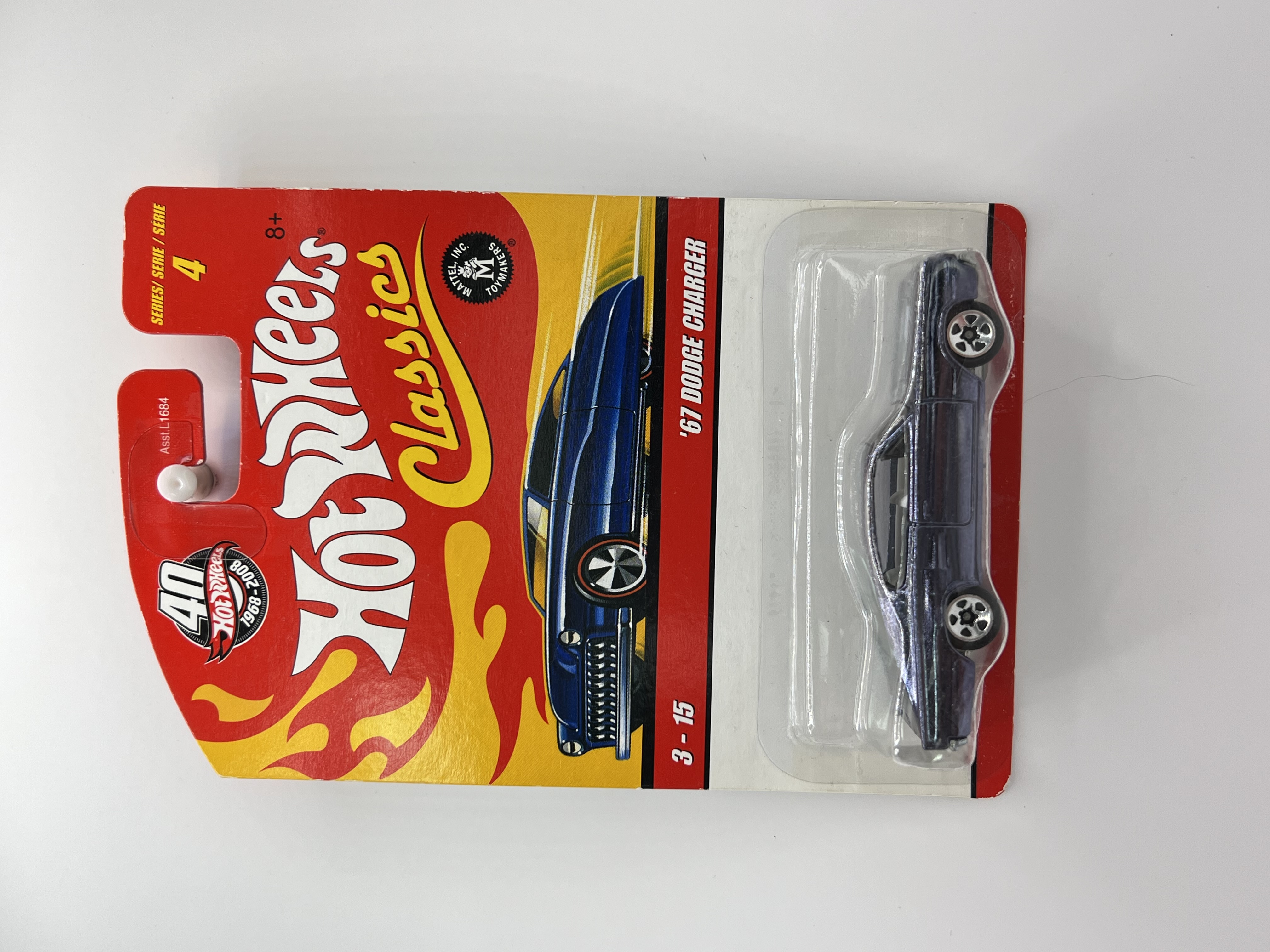 Hot Wheels Classics Series 4 '67 Dodge Charger Blue