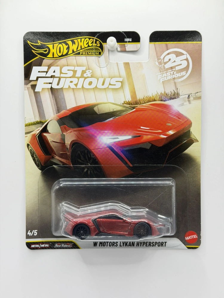 Hot Wheels Premium W Motors Lykan Hypersport Fast & Furious 4/5
