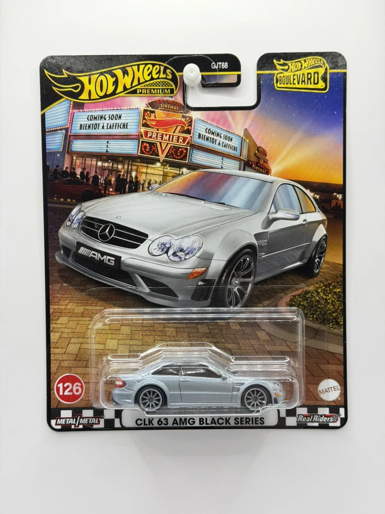 Hot Wheels Premium 2008 Mercedes-Benz CLK 63 AMG Black Series Boulevard 126