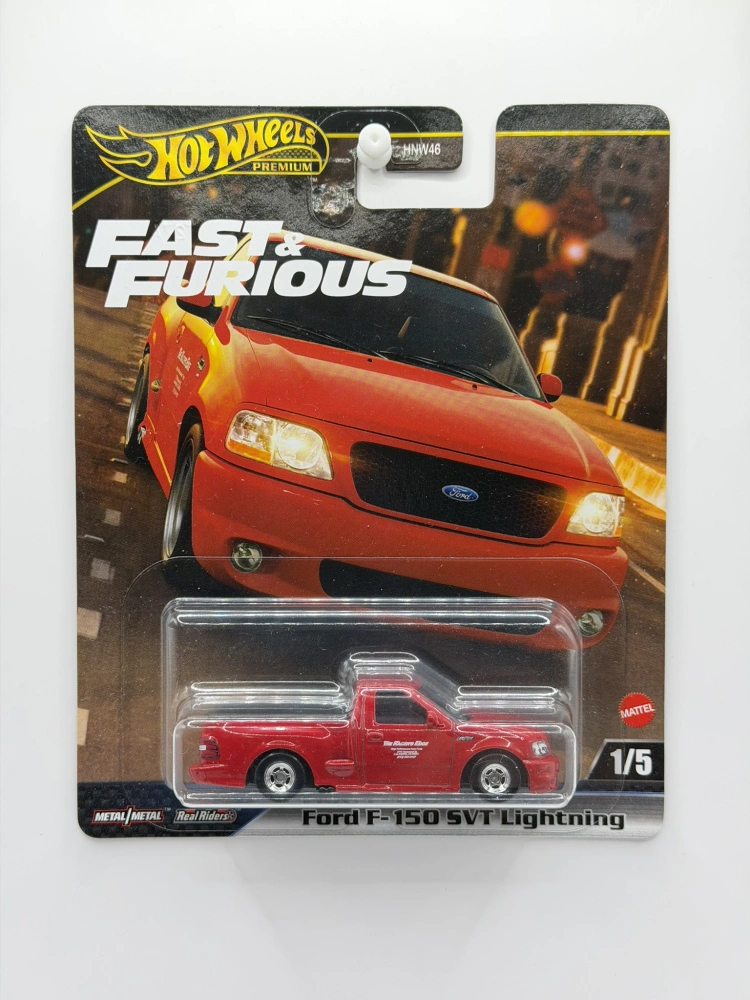Hot Wheels Premium Ford F-150 SVT Lightning Fast & Furious 1/5