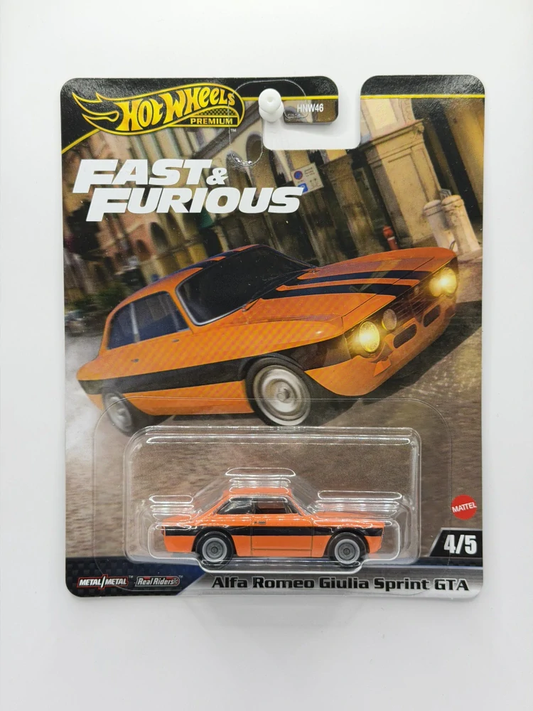 Hot Wheels Premium Alfa Romeo Giulia Sprint GTA Fast & Furious 4/5