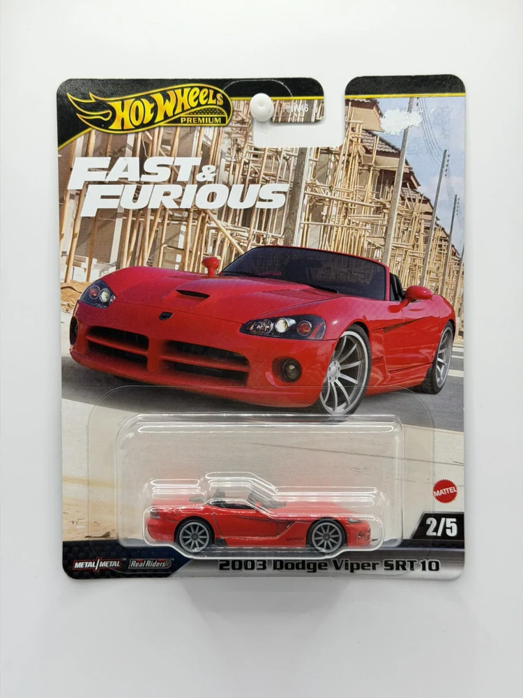 Hot Wheels Premium 2003 Dodge Viper SRT 10 Fast & Furious 2/5 - VADA