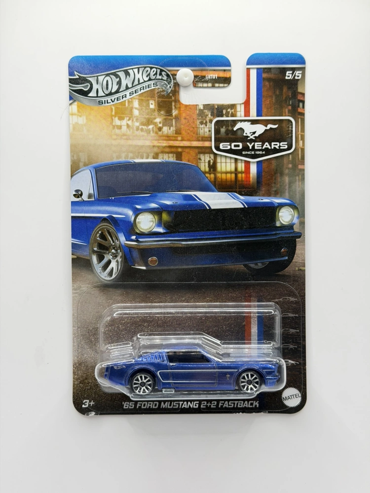 Hot Wheels ’65 Ford Mustang 2+2 Fastback Mustang 60 Years 5/5