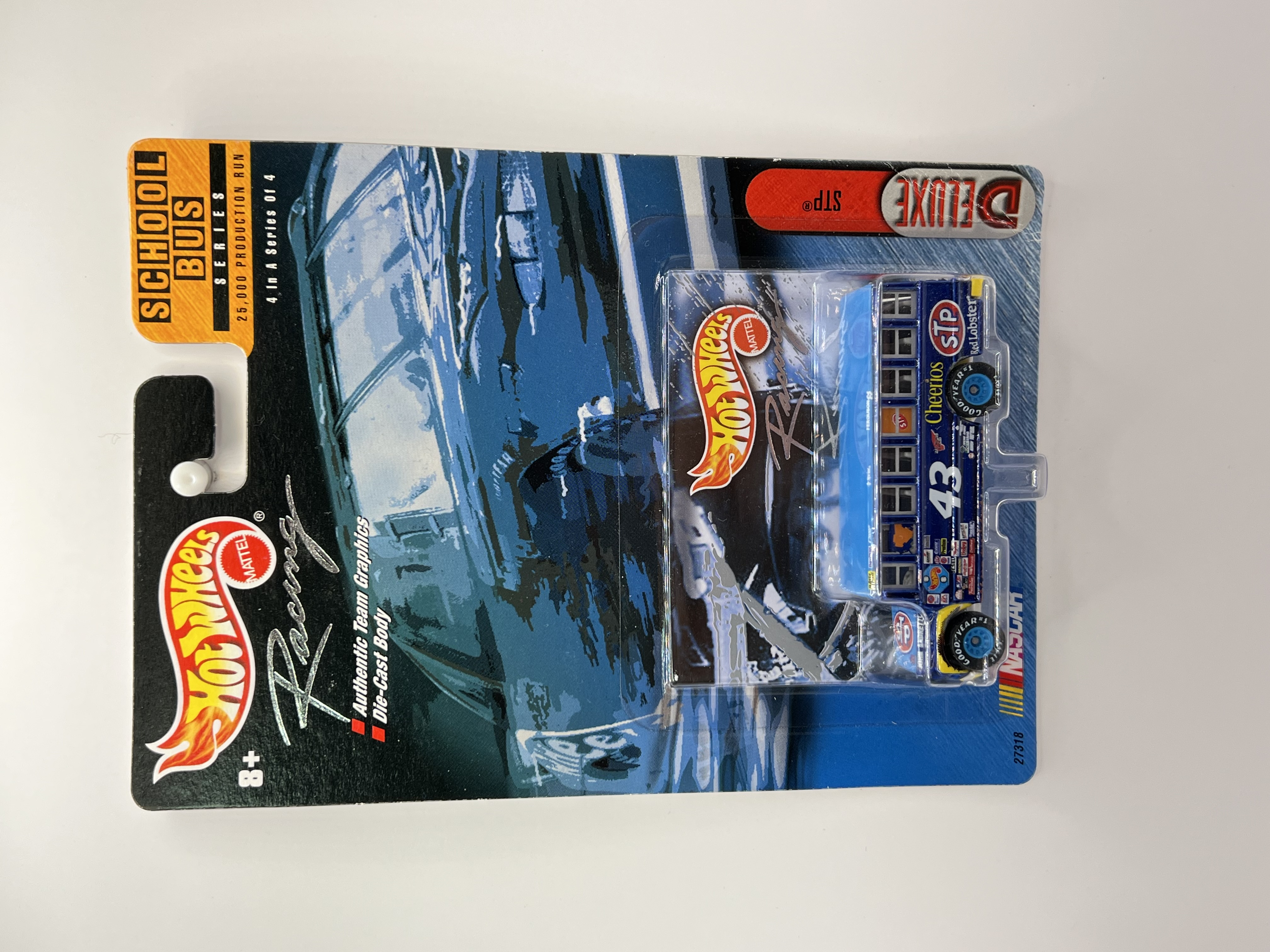 Hot Wheels Racing School Bus Series Deluxe STP Nascar