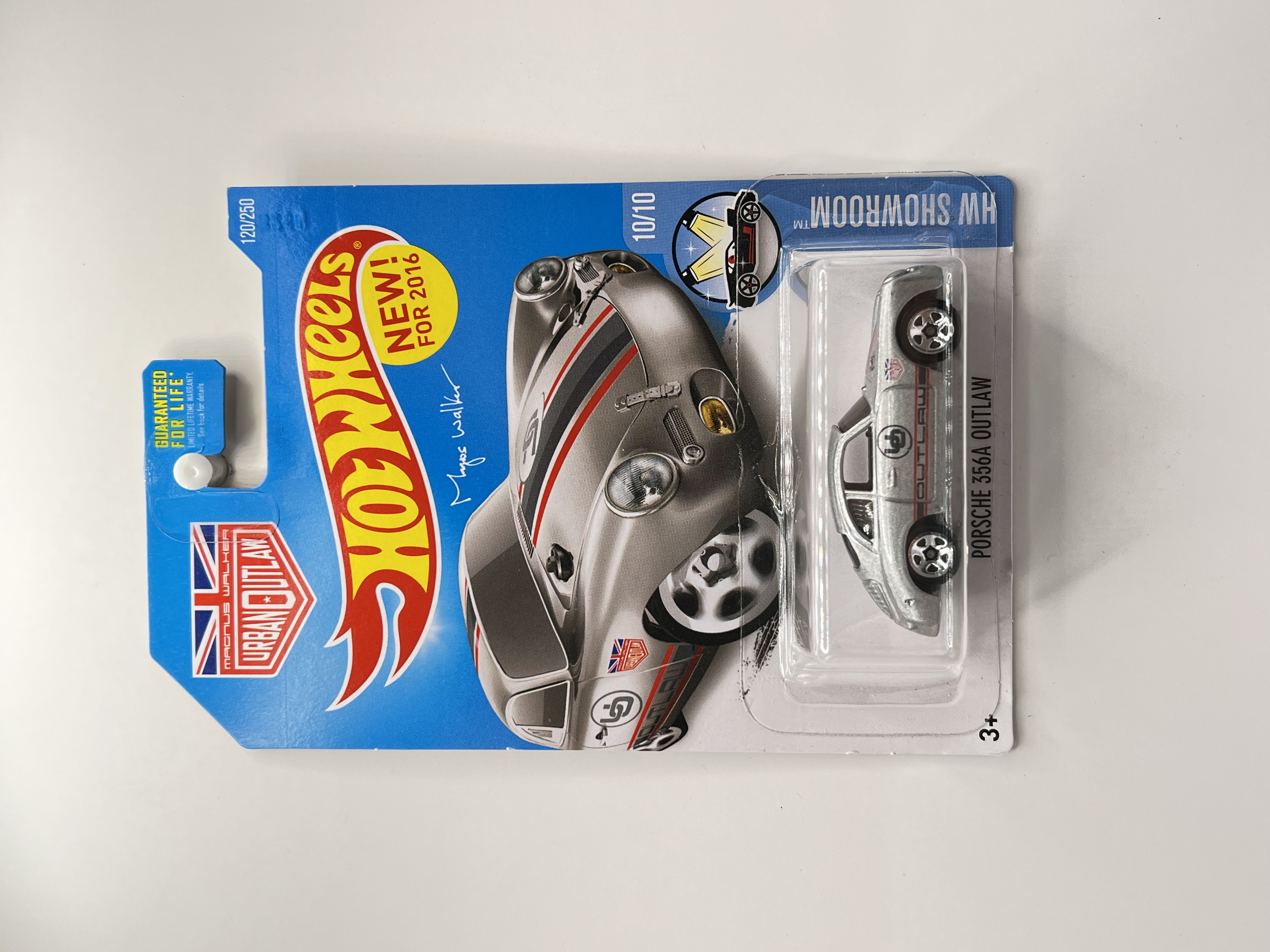 Hot Wheels Porsche 356A Silver Outlaw Magnus Walker