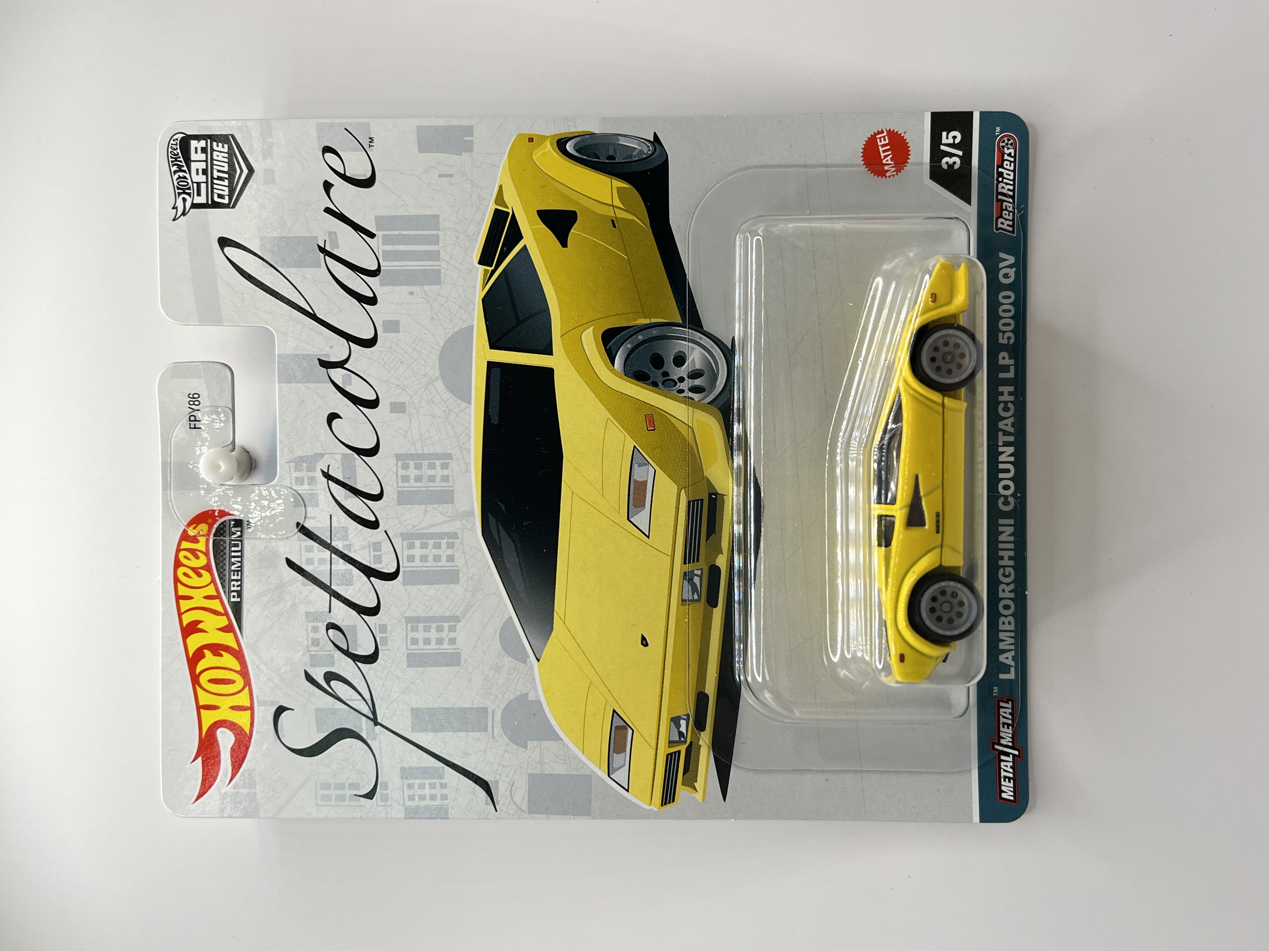 Hot Wheels Premium Lamborghini Countach LP 5000 QV Spettacolare 3/5