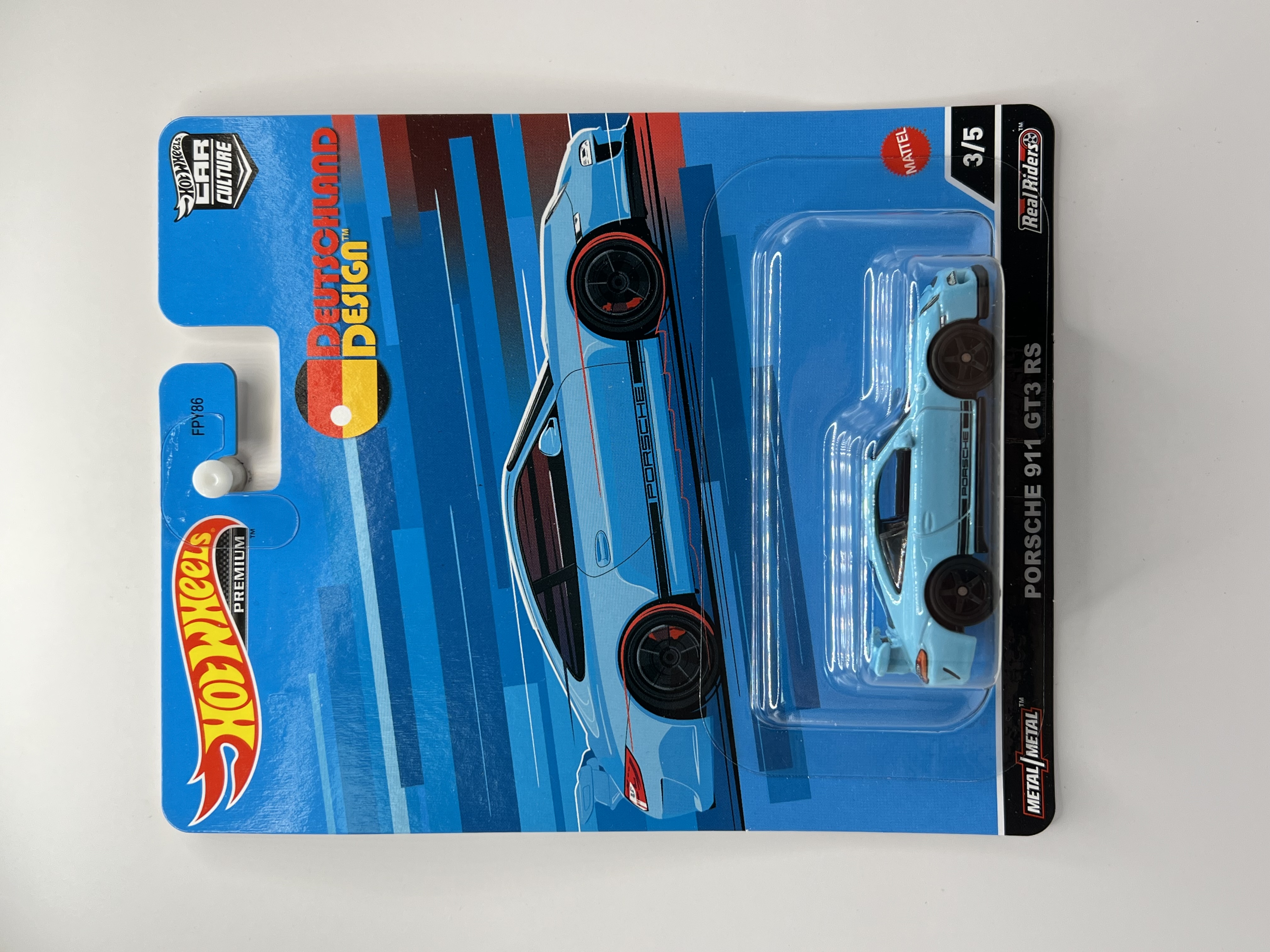 Hot Wheels Premium Porsche 911 GT3 RS Deutschland Design 3/5