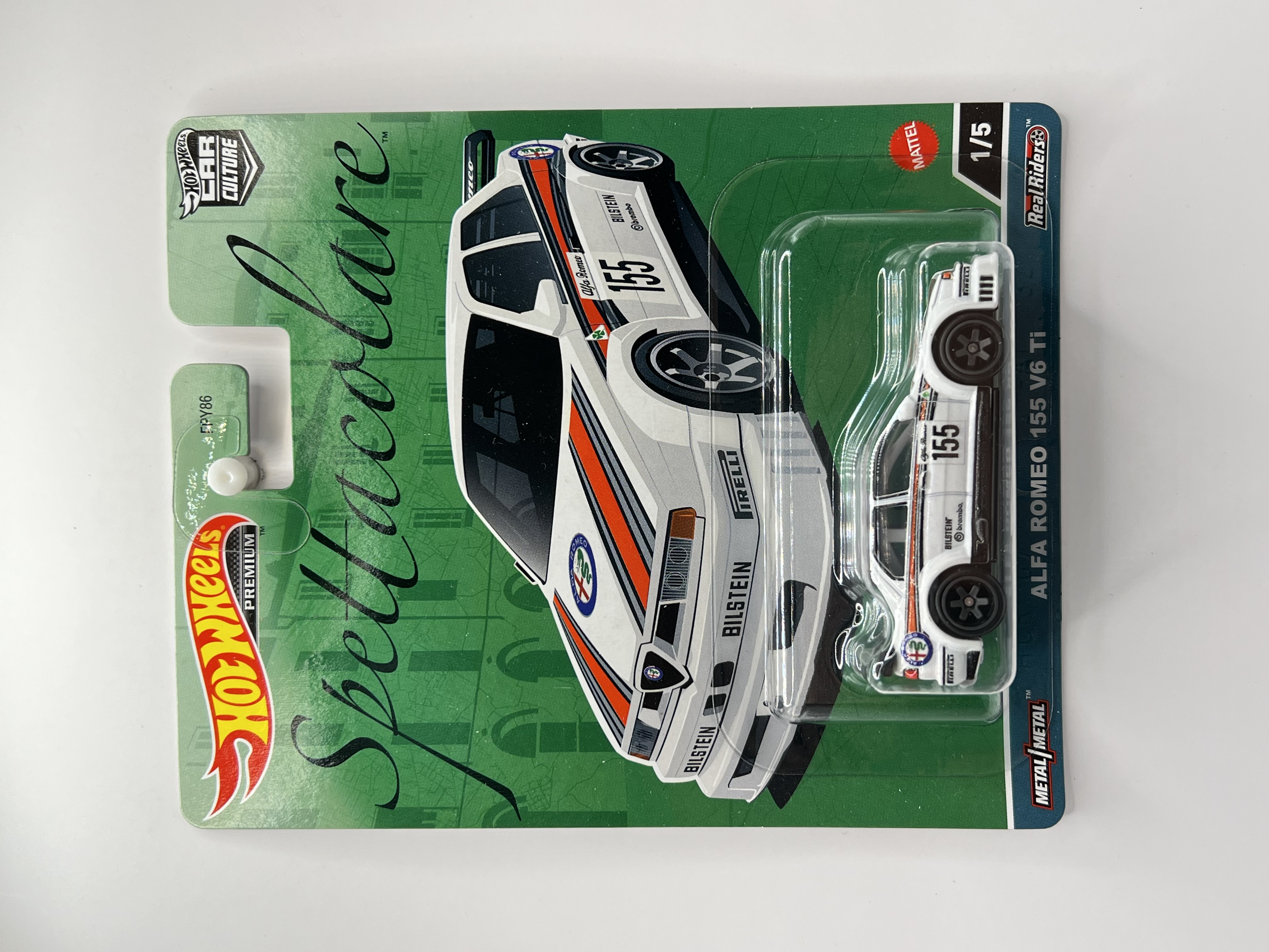 Hot Wheels Premium Alfa Romeo 155 V6 Ti Spettacolare 1/5