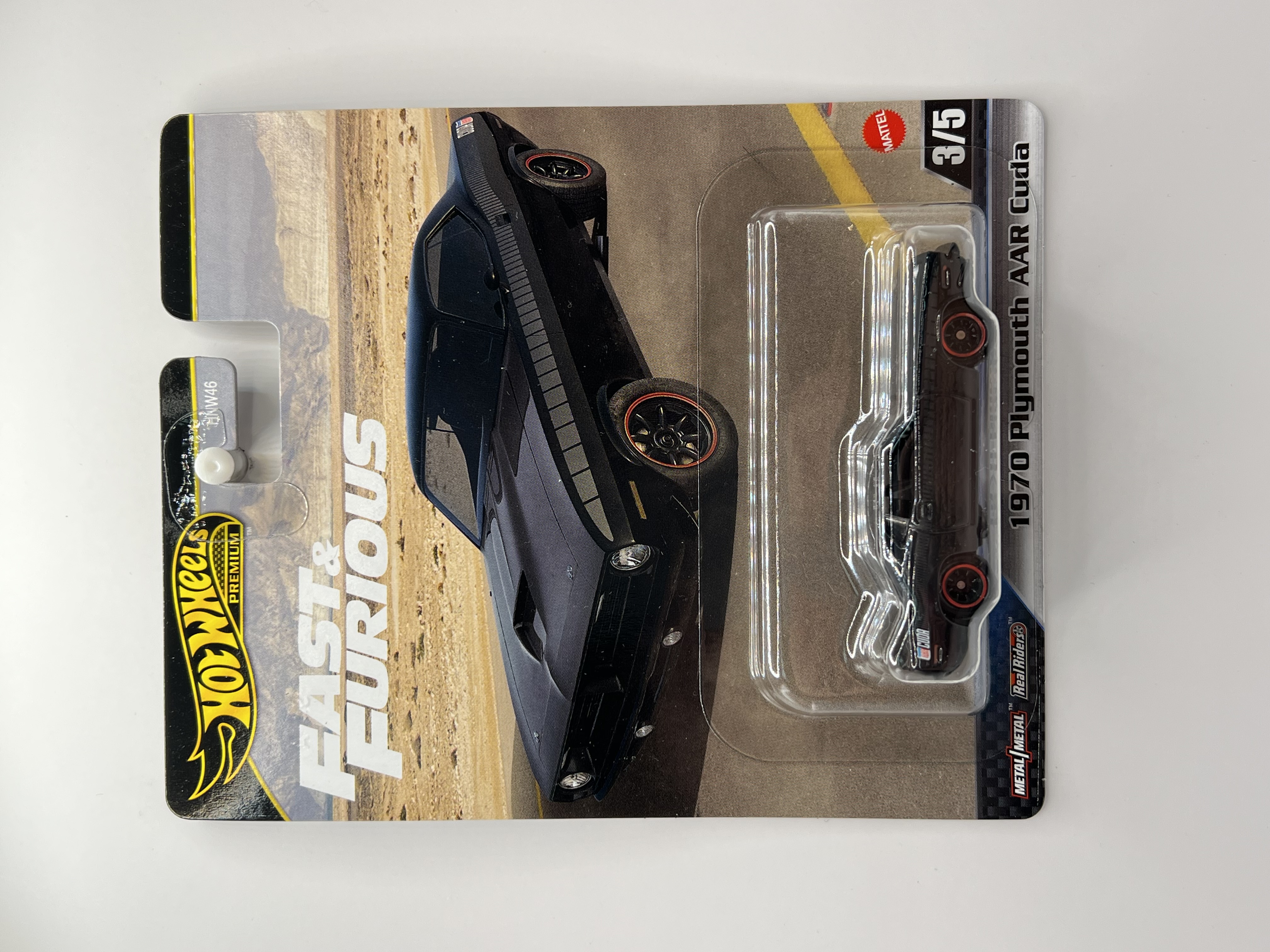 Hot Wheels Premium 1970 Plymouth AAR Cuda Fast & Furious 3/5