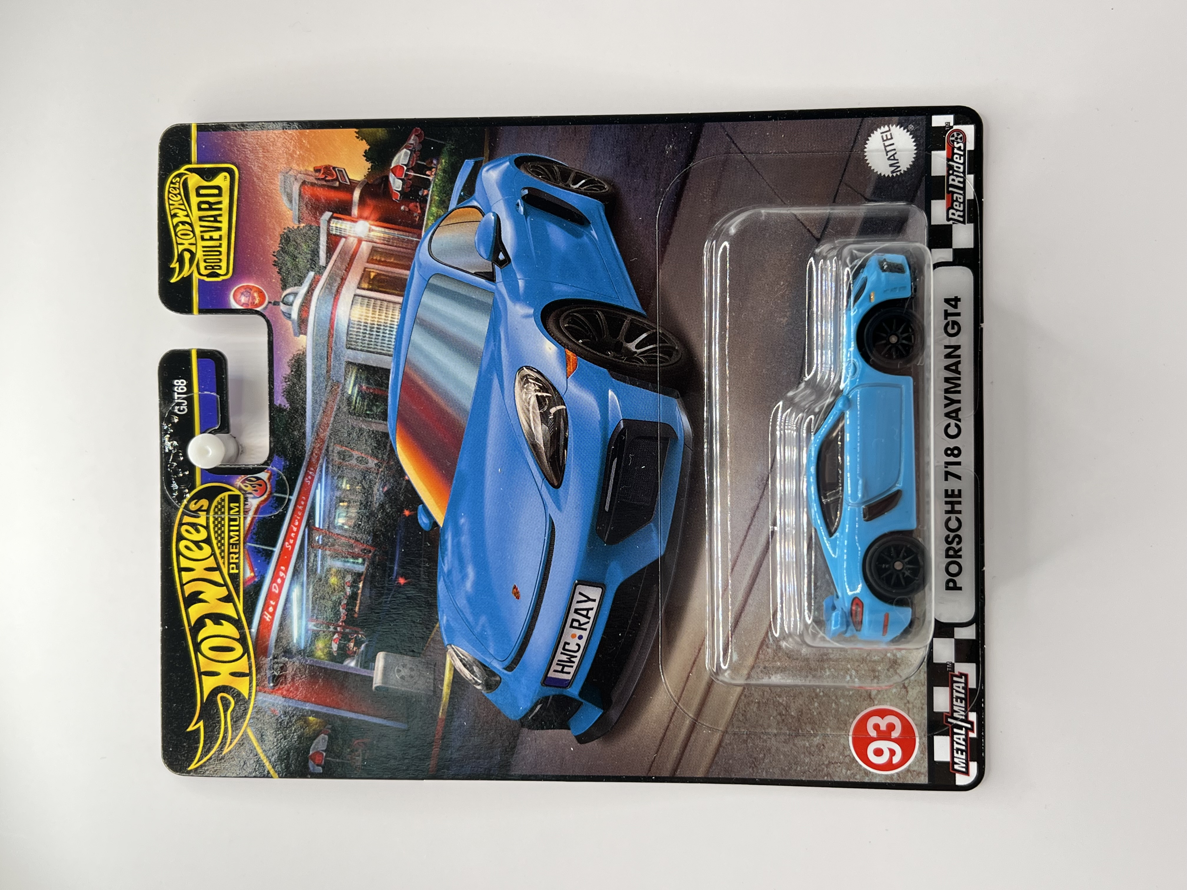 Hot Wheels Premium Porsche 718 Cayman GT4 Boulevard 93