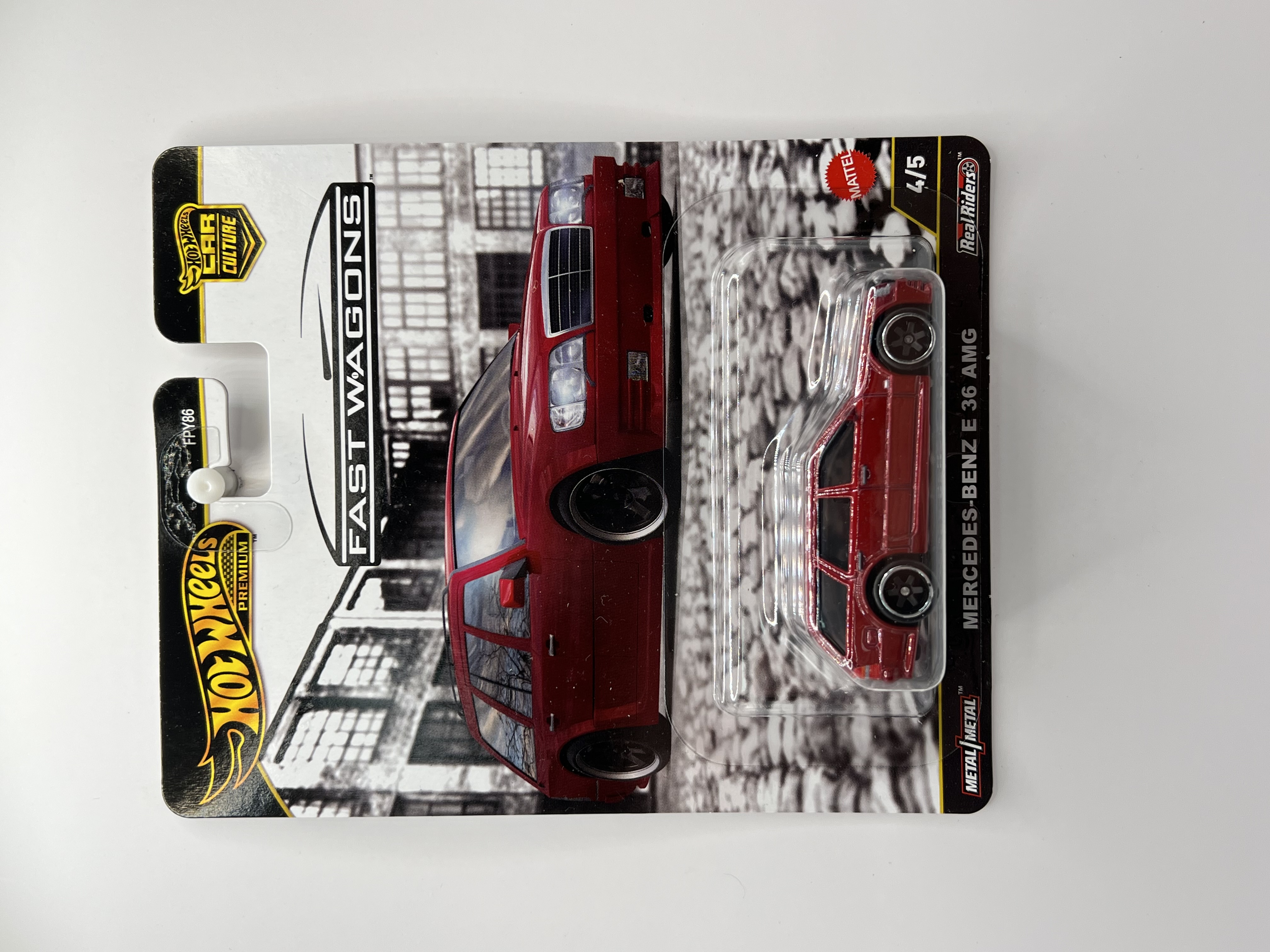Hot Wheels Premium Mercedes-Benz E36 AMG Fast Wagons 4/5