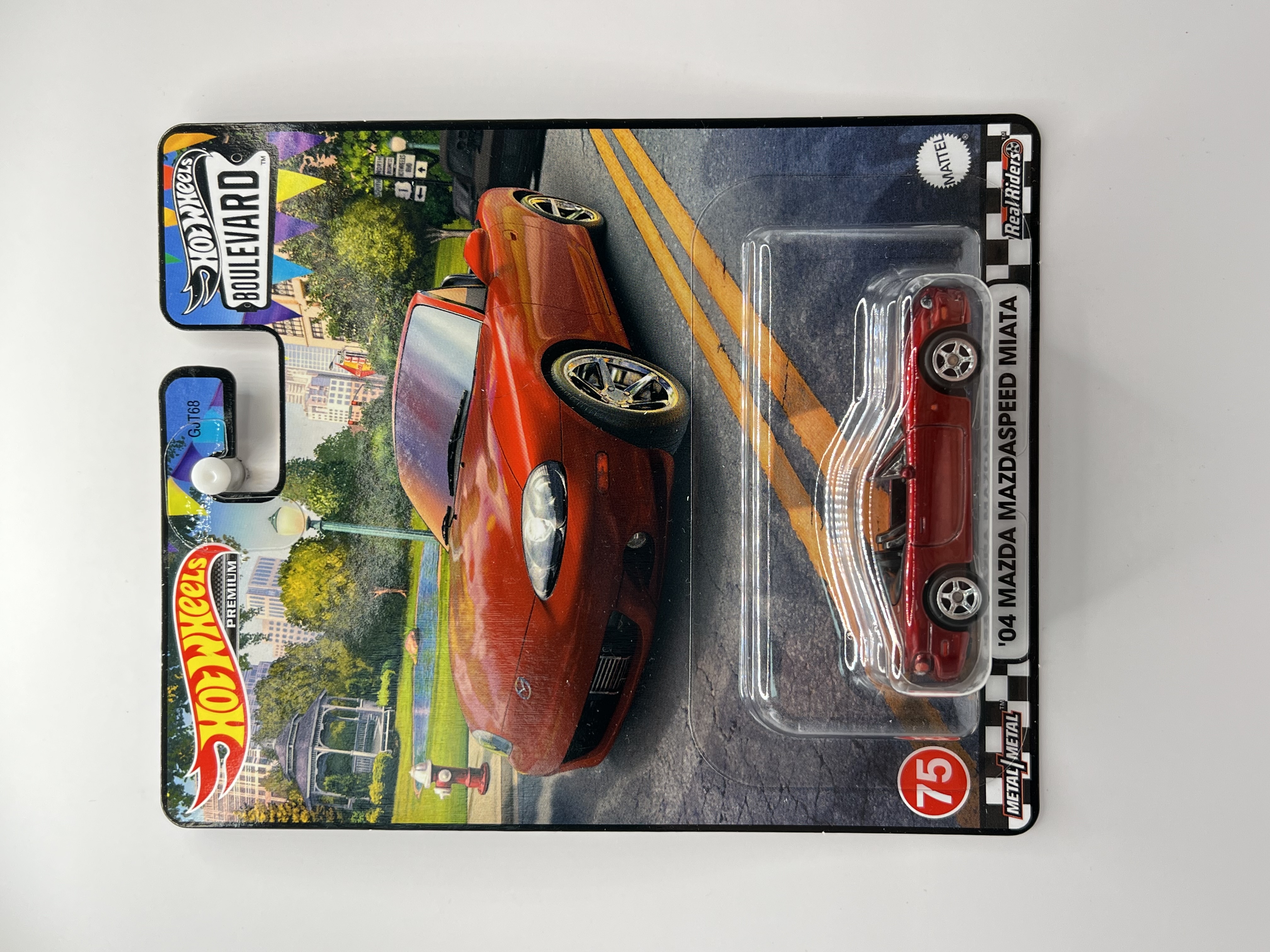Hot Wheels Premium '04 Mazda Mazdaspeed Miata Boulevard 75