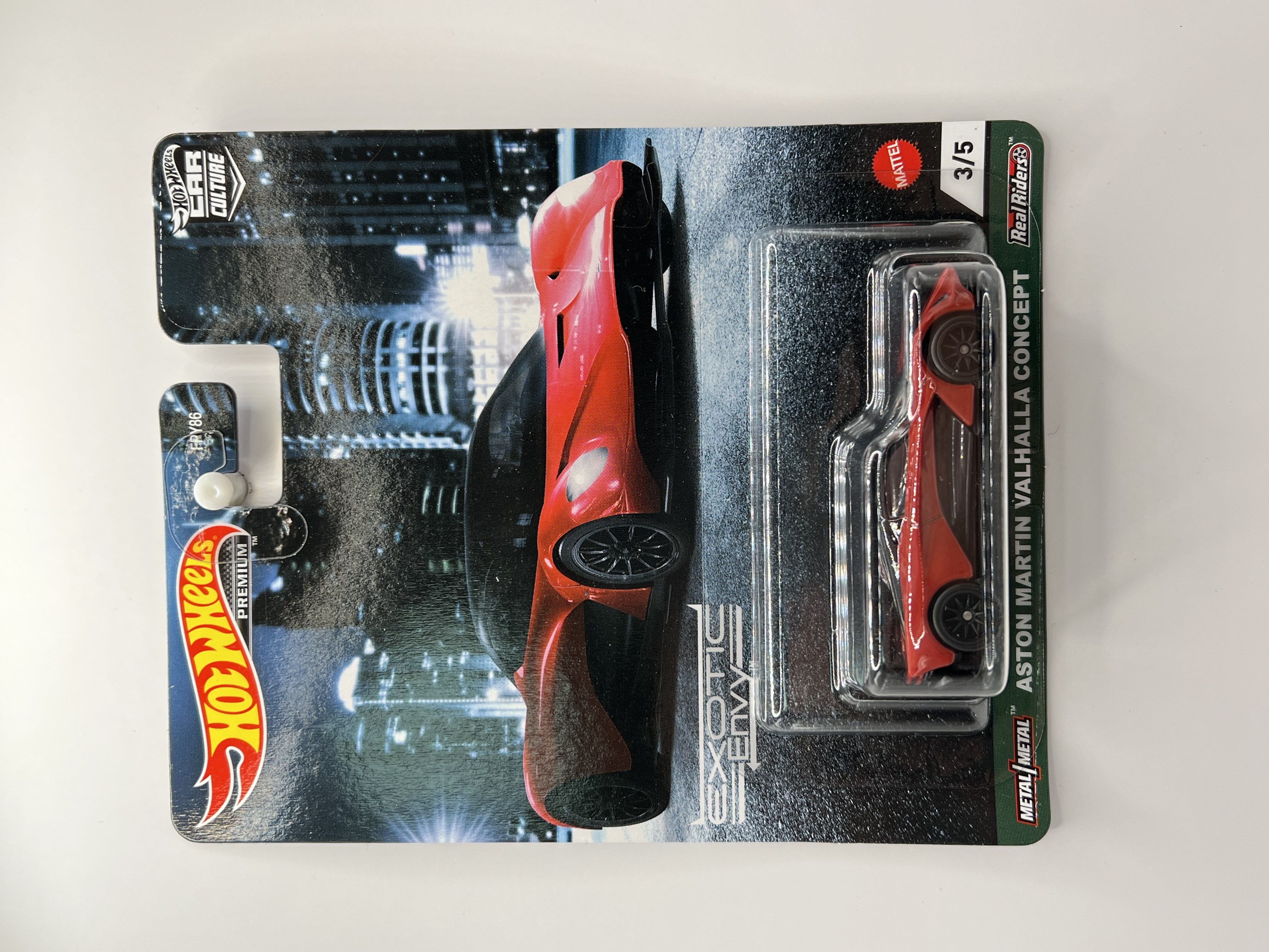 Hot Wheels Premium Aston Martin Valhalla Concept Exotic Envy 3/5