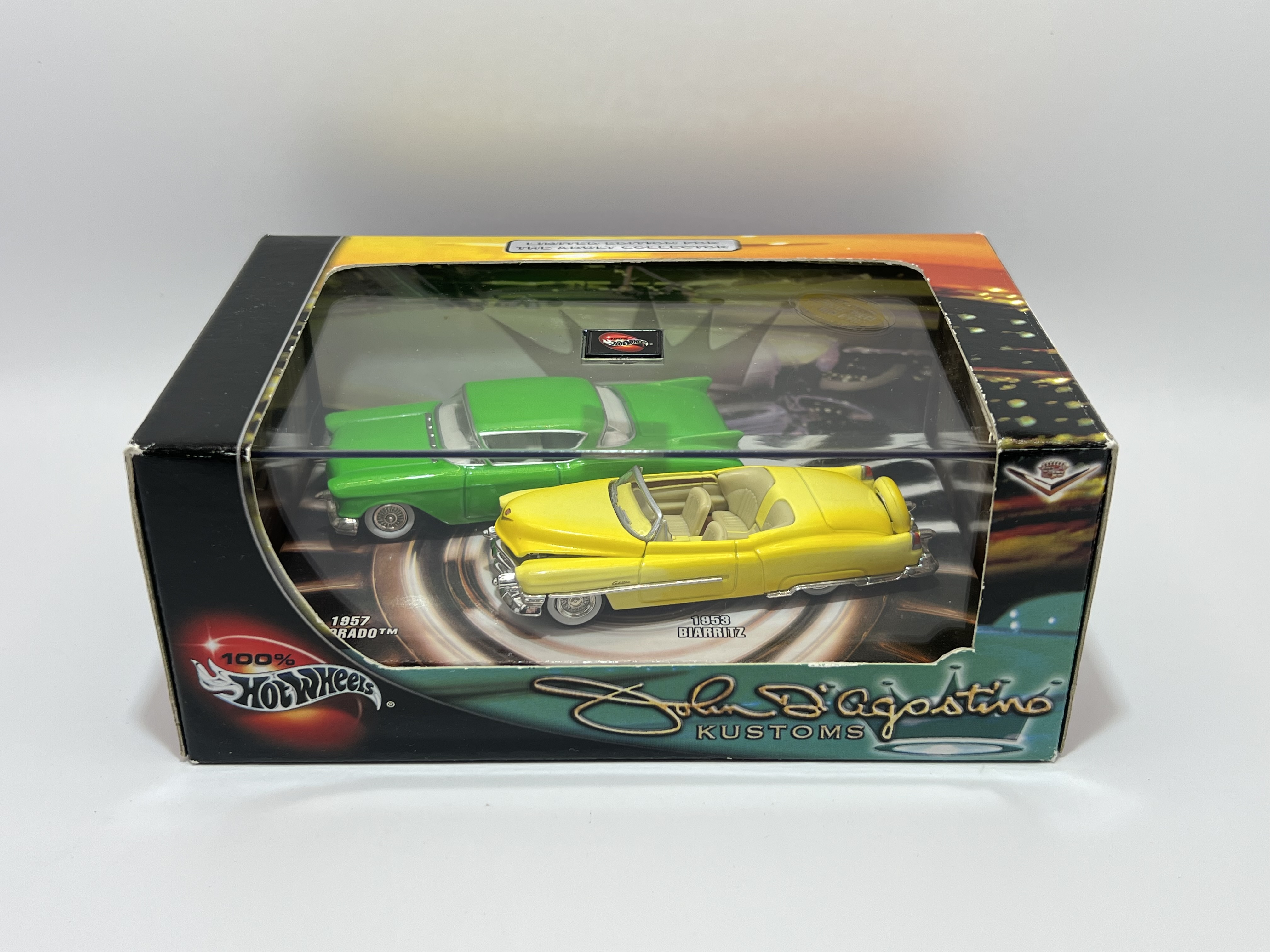 Hot Wheels 100% John D'Agostino Kustoms 1957 Eldorado & 1953 Biarritz